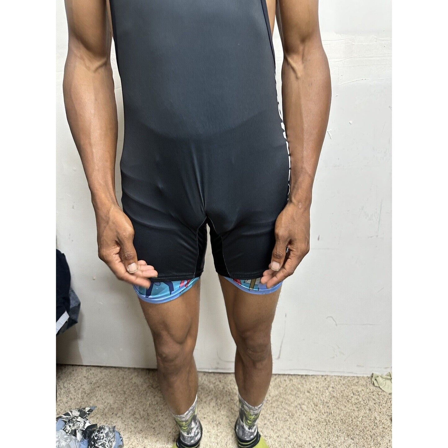 Men’s Tauwell XL Black Wrestling Singlet