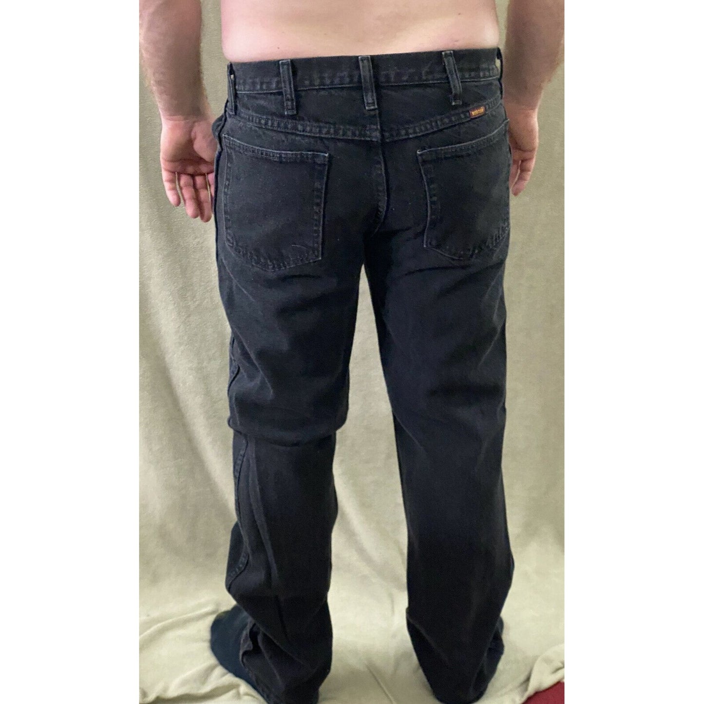 Wrangler Rustler Regular Men’s size 34x32 Black Jeans
