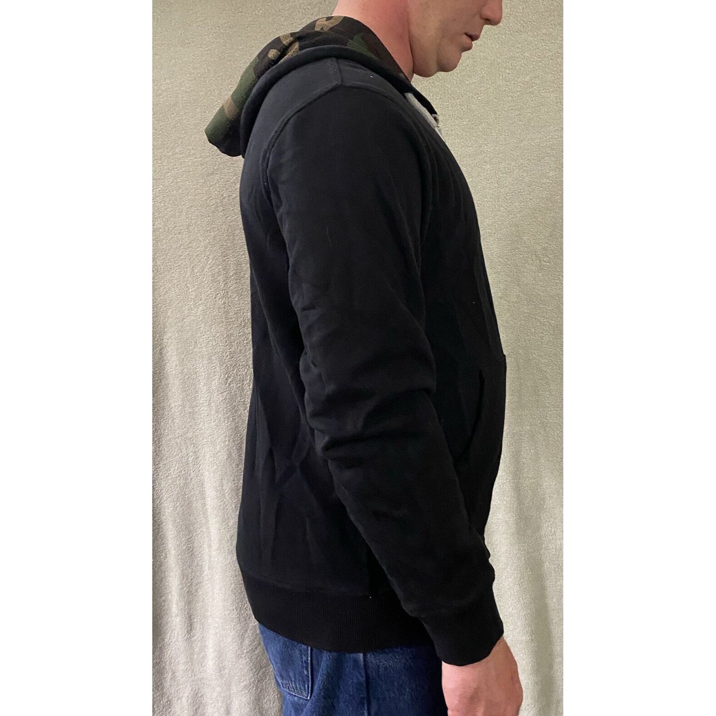 Bossini Urban Utility Team Performance 09 Mens XL Black Cotton Sweatshirt Hoodie