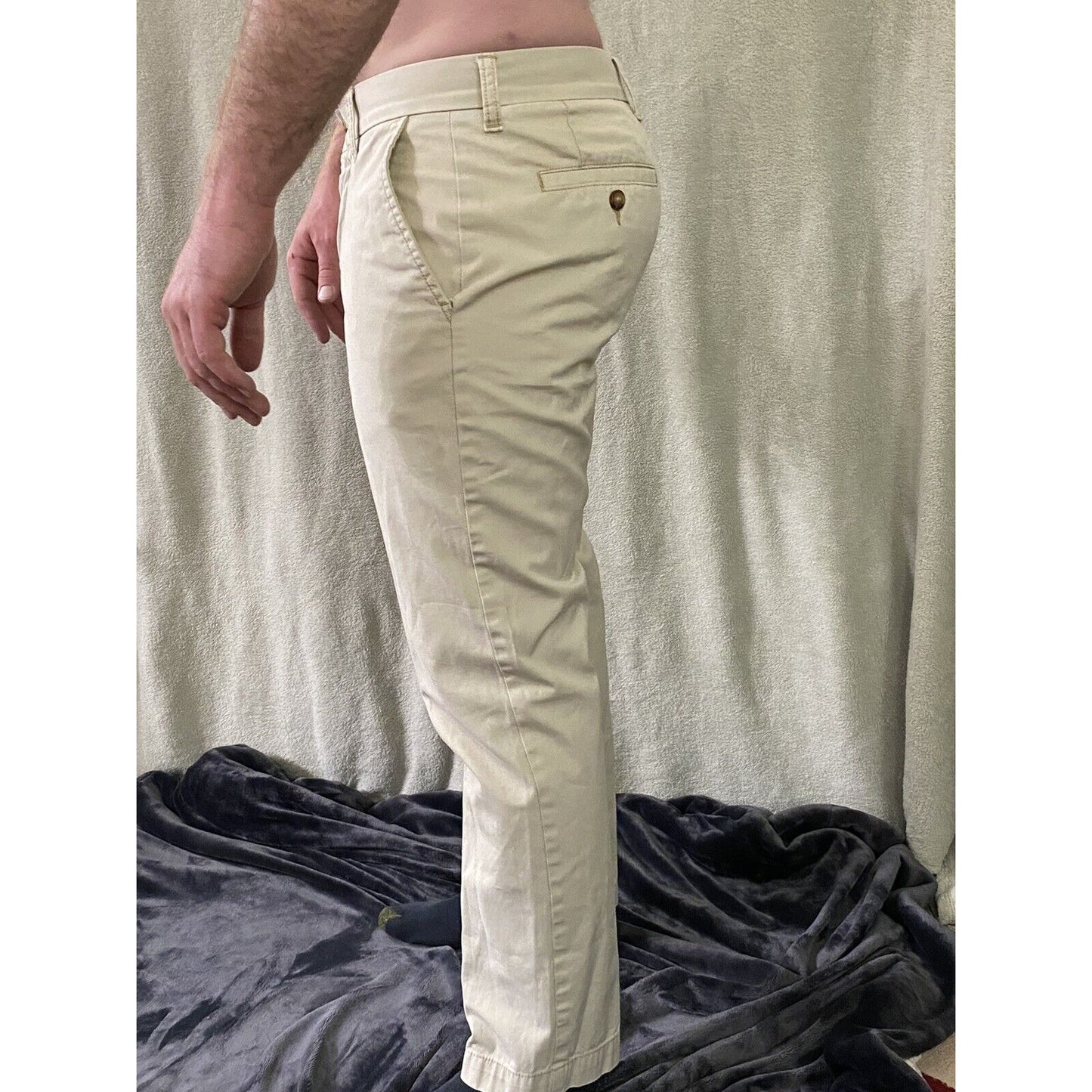 Tommy Hilfiger Cream / Light Tan Men’s 32X30 Tailored Fit Pants