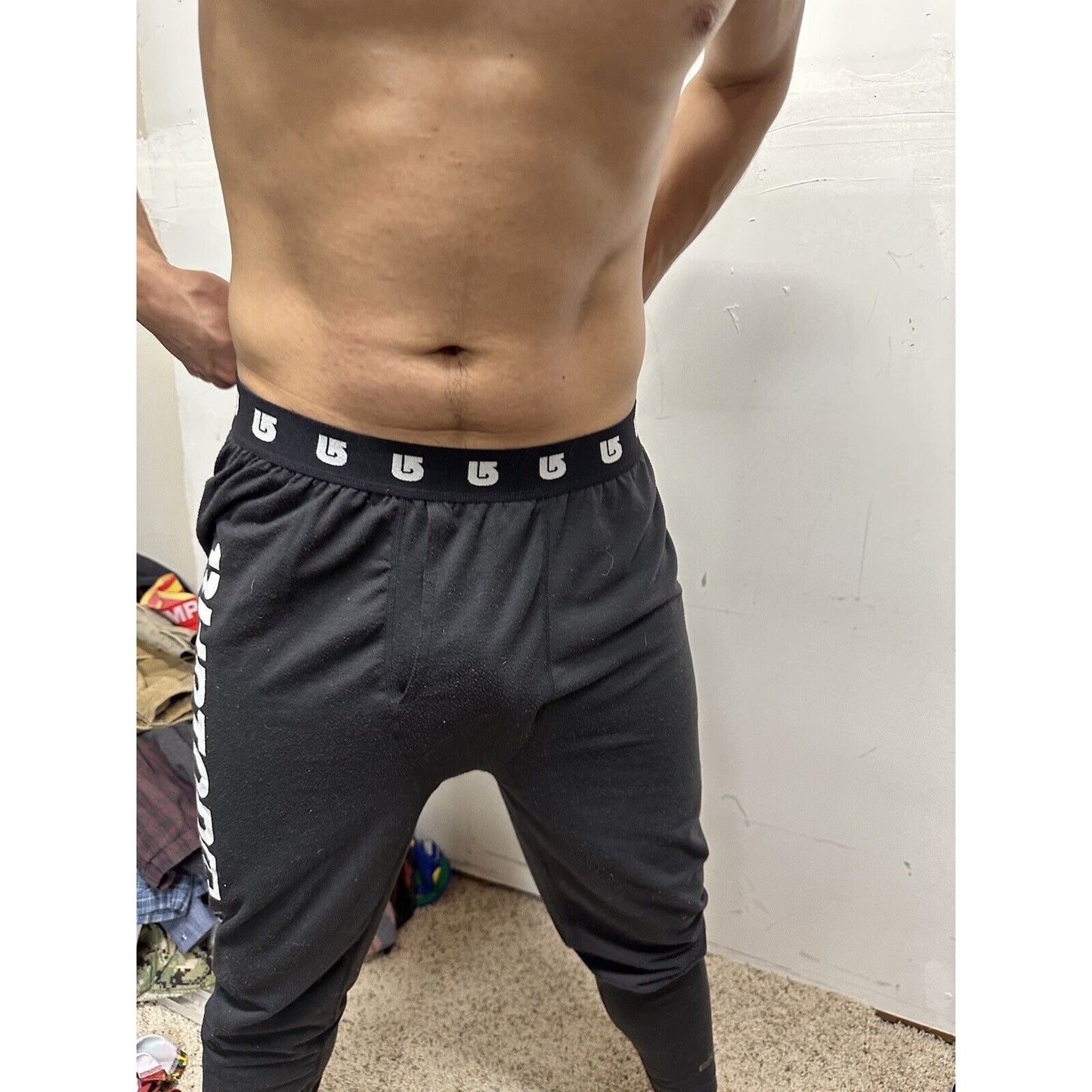 Men’s Black Burton Dry ride Small Thermal Sweatpants