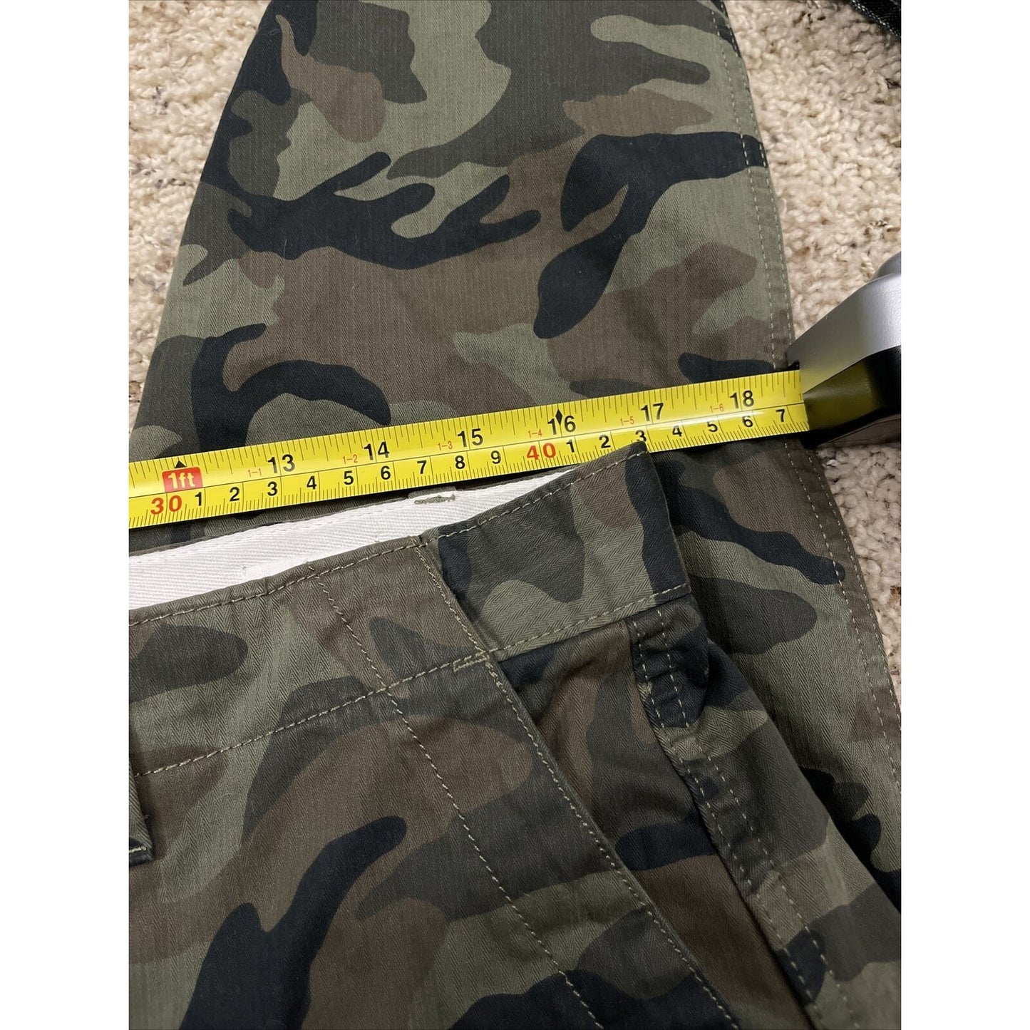 Gap Camouflage (green/brown/tan) Girlfriend Chino Size 10