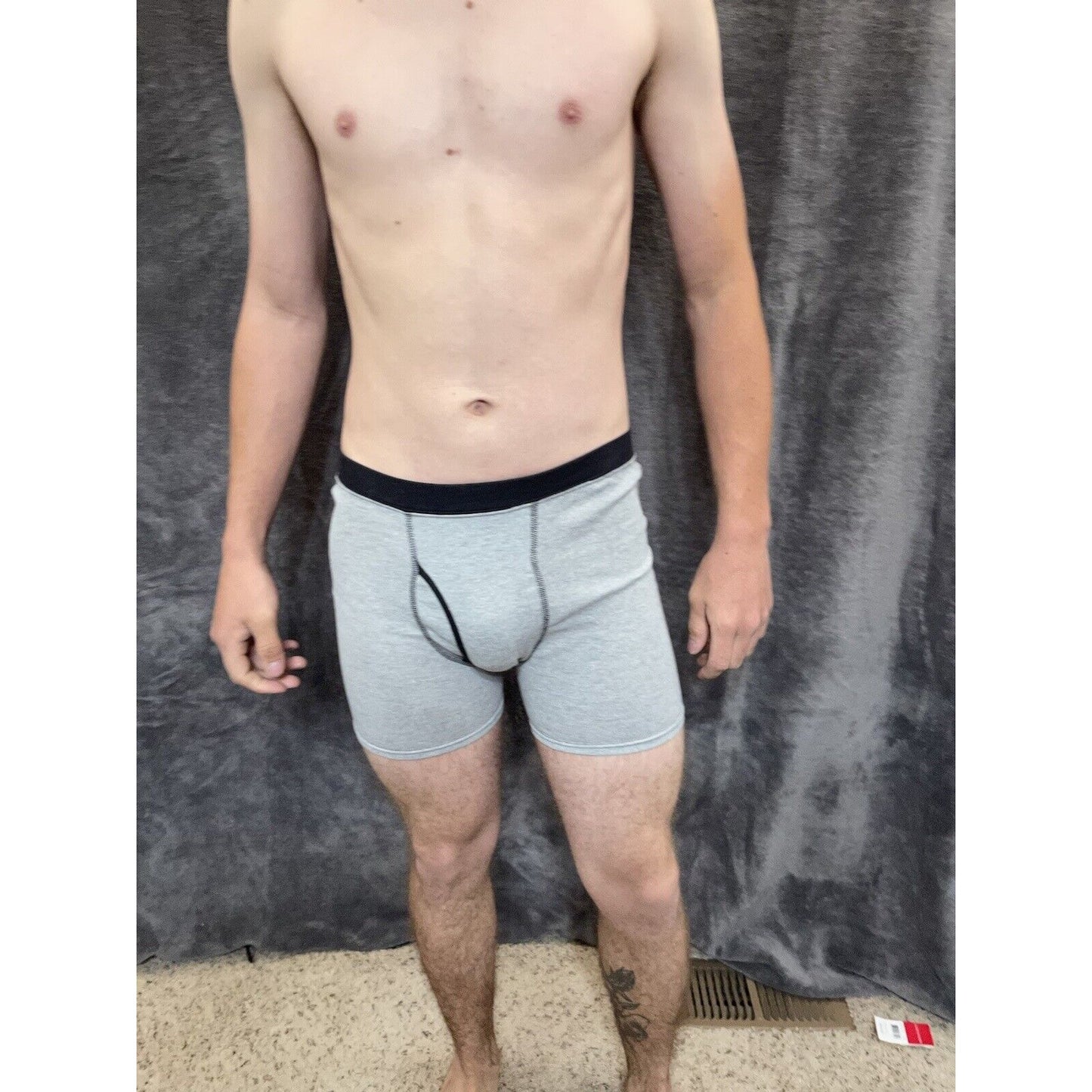 boy's XL gray hanes boxer brief