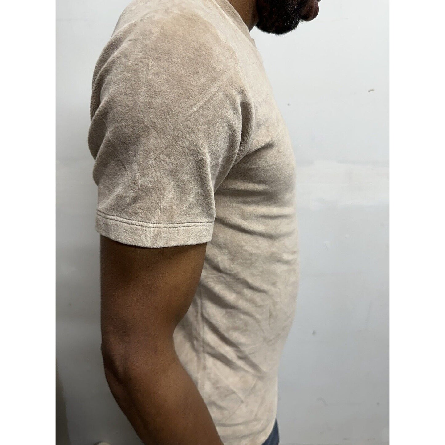 Men’s Boohooman Medium Short Sleeve Tan Shirt