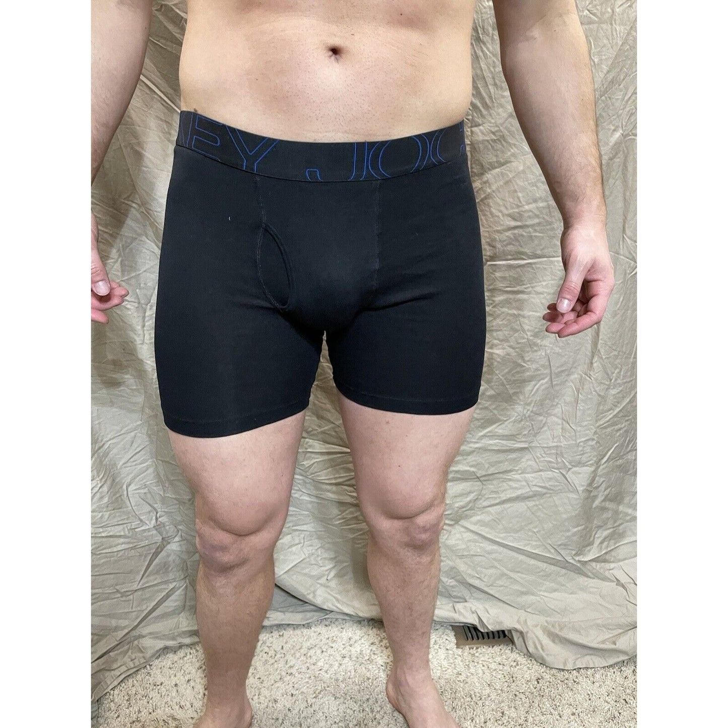 men's black jockey medium boxer briefs active blend midway brief New And Unworn