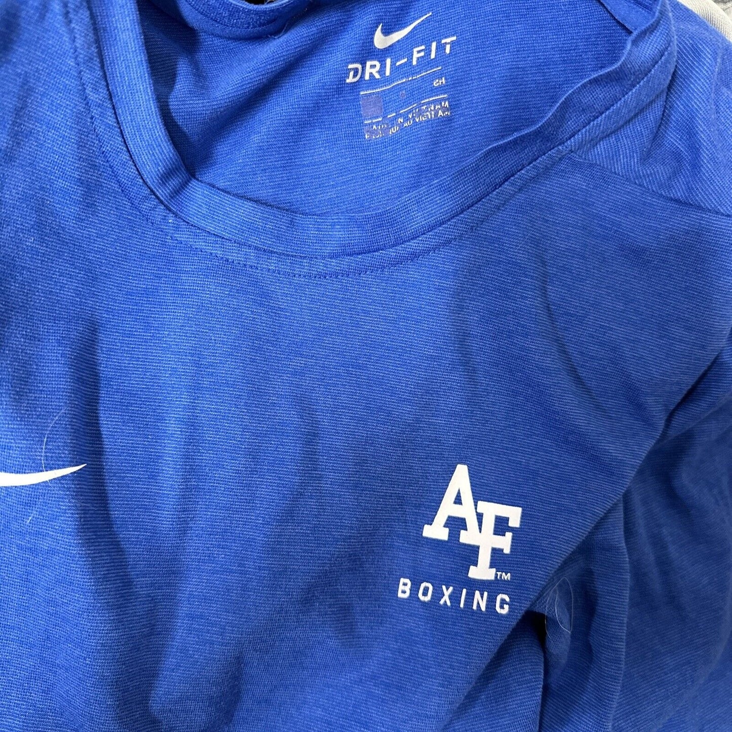 Men’s Long Sleeve USAFA Air Force Academy Boxing Blue Nike Shirt Small
