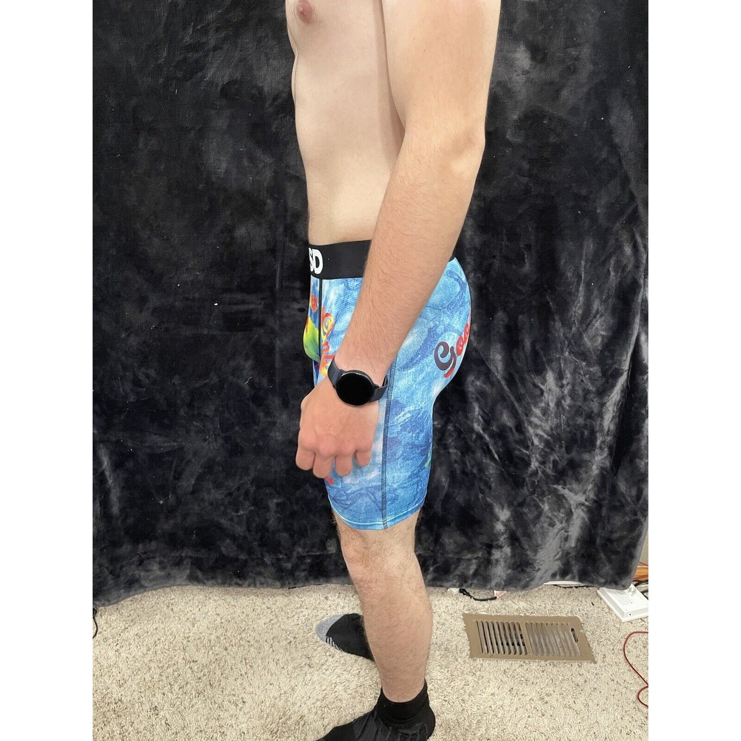 Men’s PSD Medium Good Vibes Only Boxer Briefs Multicolor Bob Ross