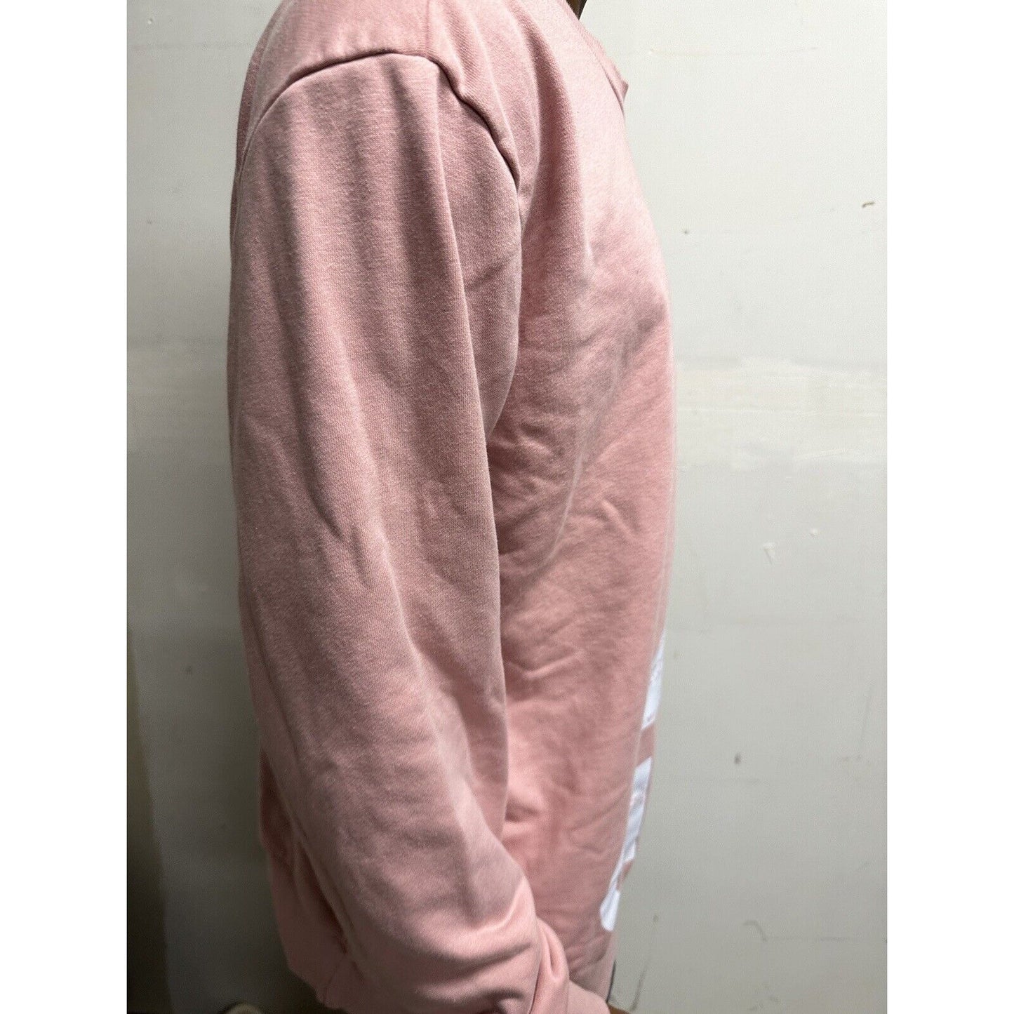 Men’s Pink Adidas Large Pullover Sweatshirt Long Sleeve
