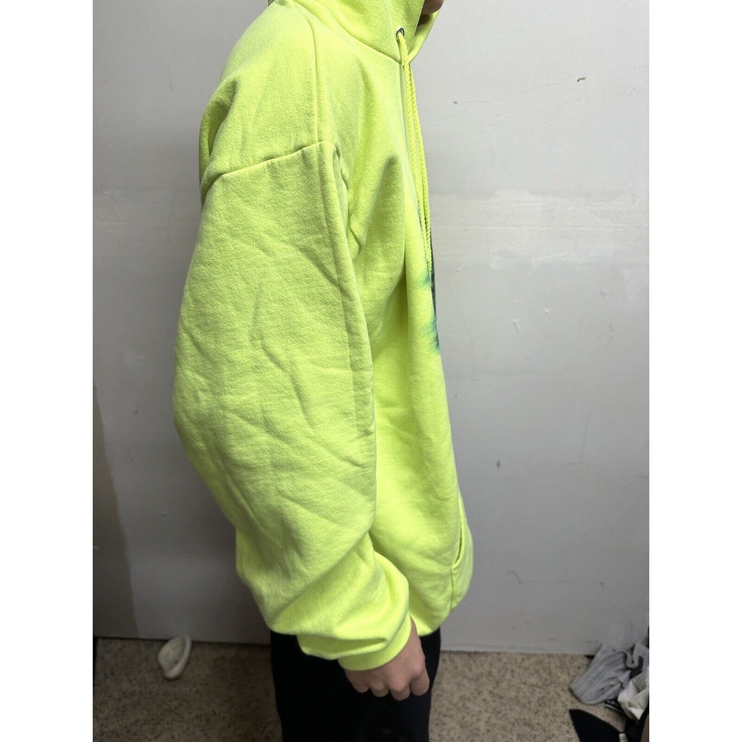 Men’s Neon Yellow Monterey California XXL Hoodie Pullover
