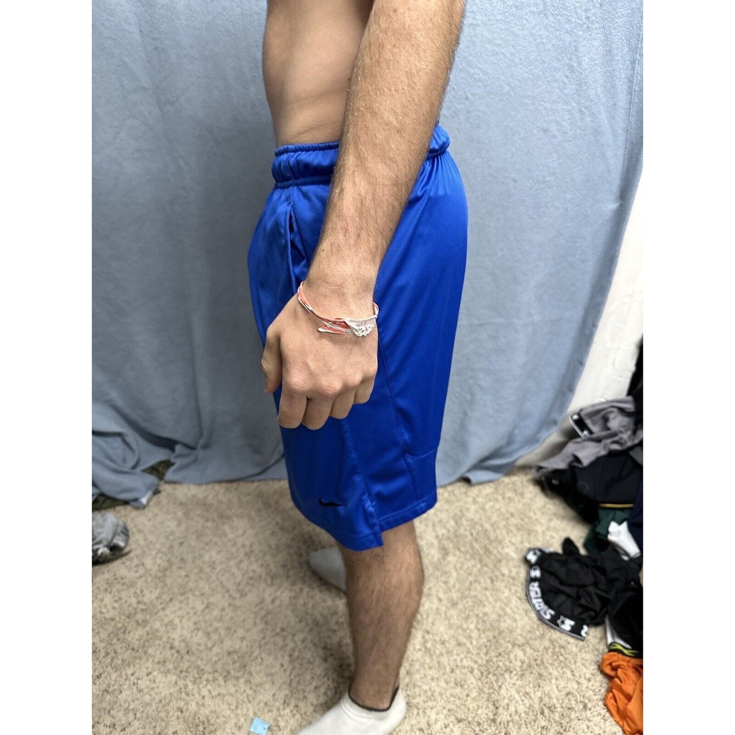 Men’s Blue Nike Medium Dri fit Shorts With Pockets