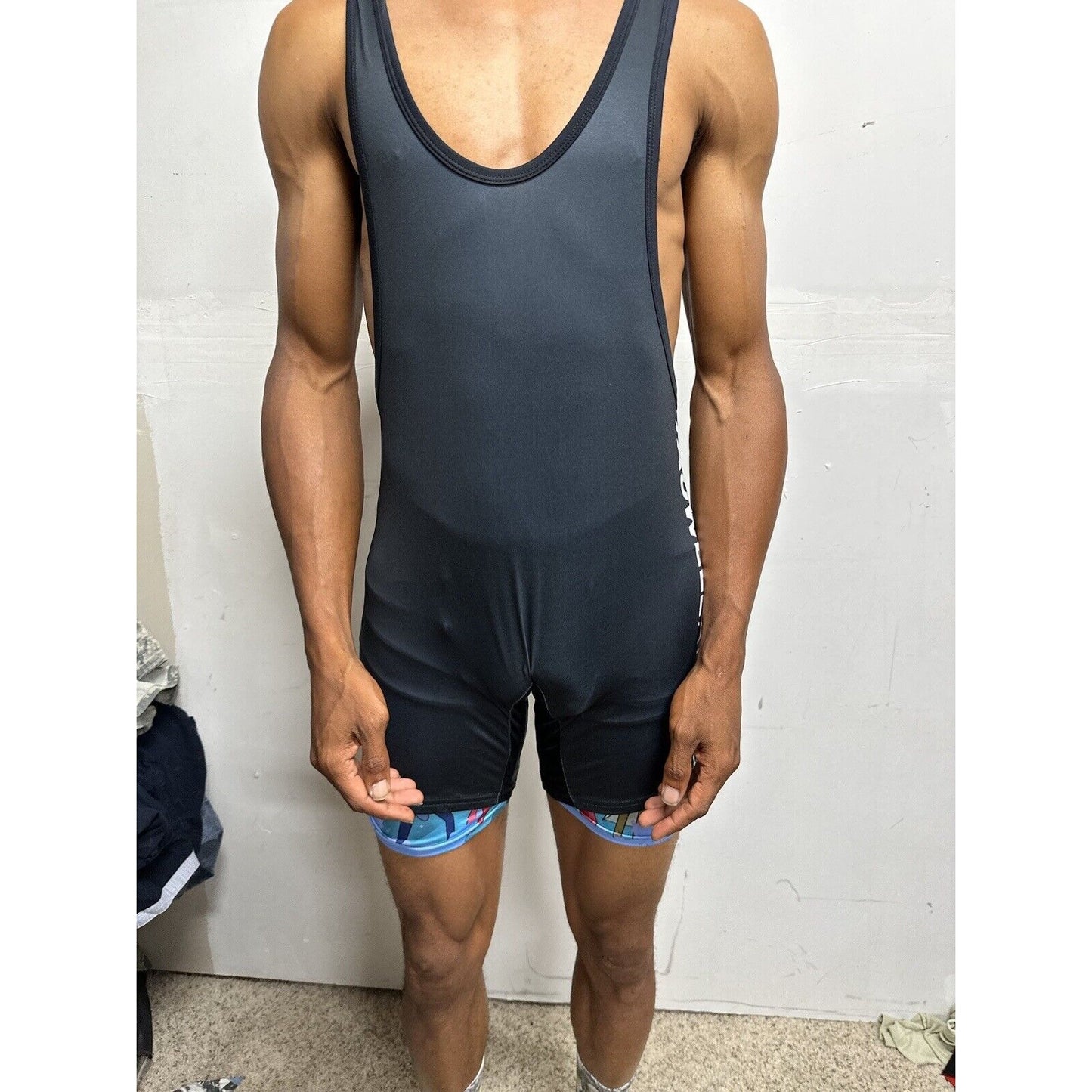 Men’s Tauwell XL Black Wrestling Singlet