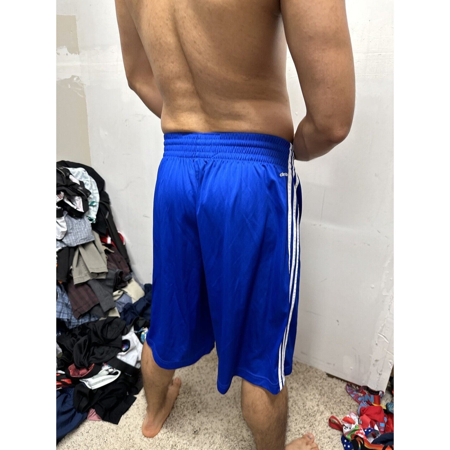 Men’s Blue Adidas Medium United States Coast Guard Academy Athletic Shorts