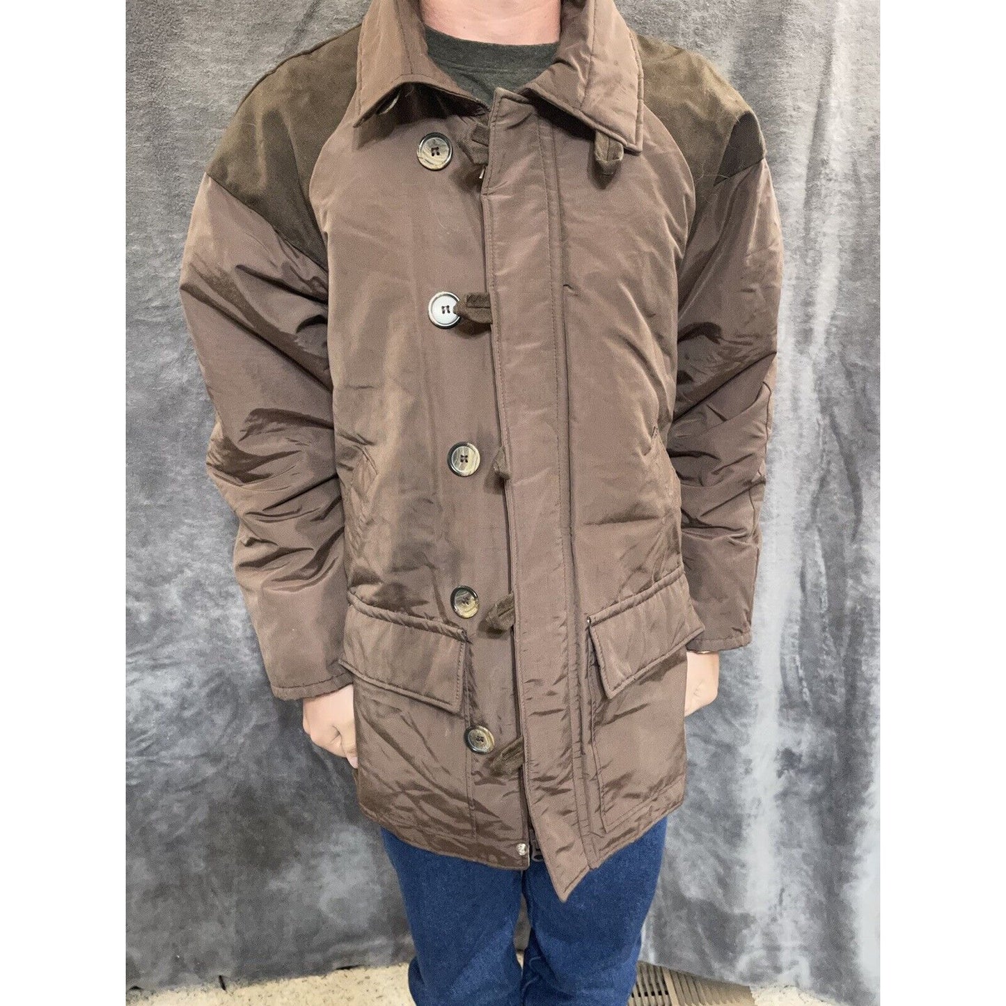 men's brown walls blizzard-pruf insulated jacket medium regular 3M thinsulate