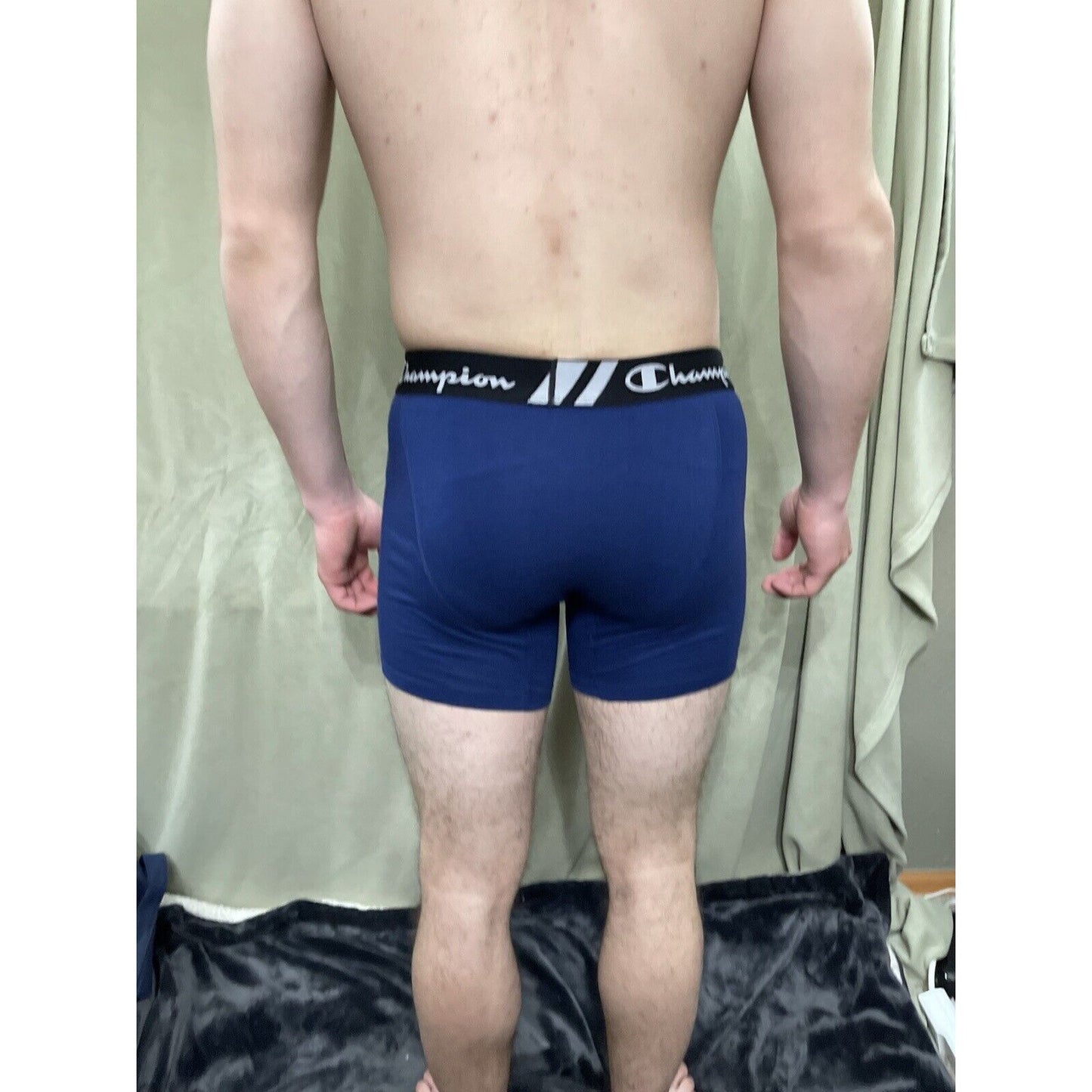 Men’s Champion Royal Blue Boxer Briefs Size Large