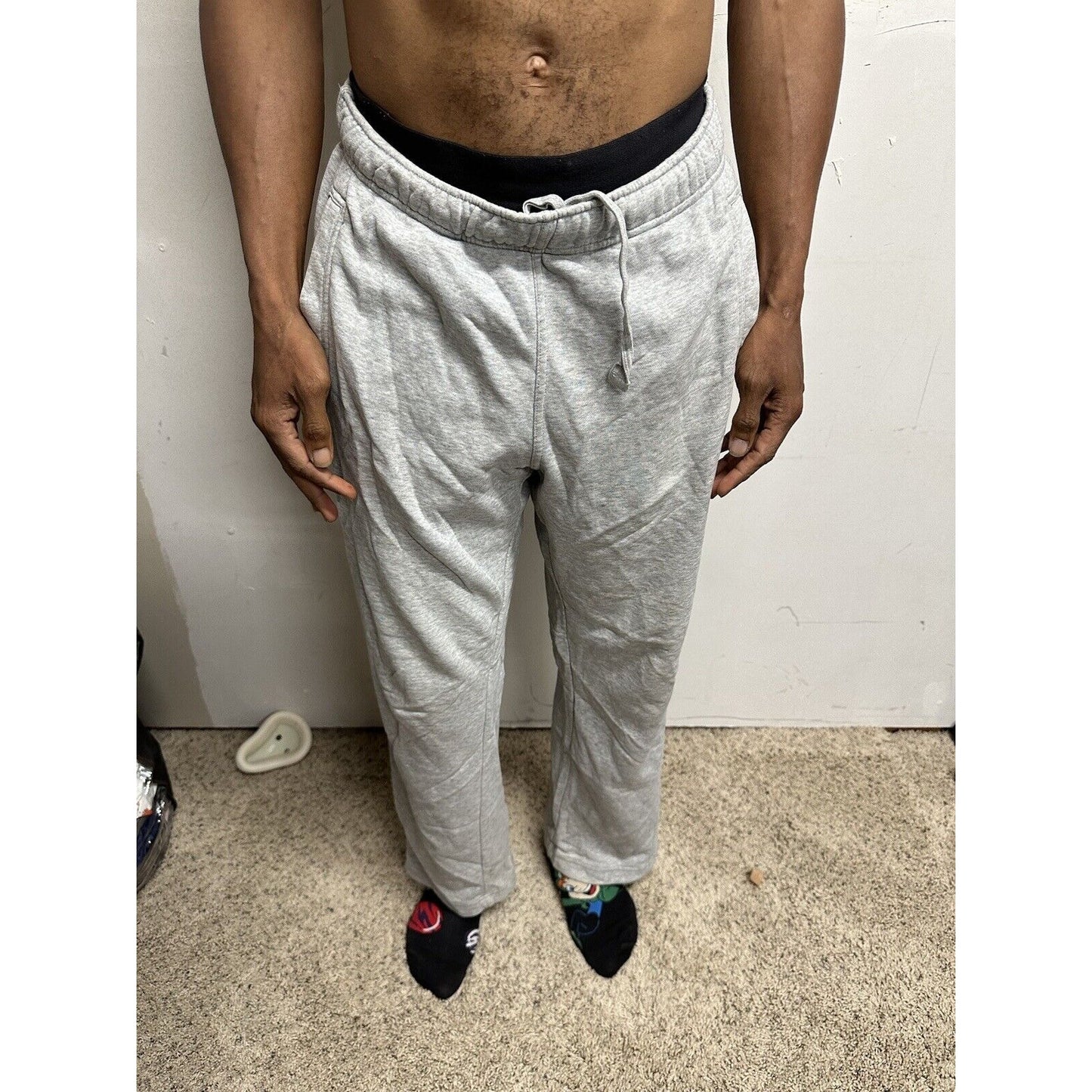 Men’s Medium Gray Puma Sweat Pants With Pockets