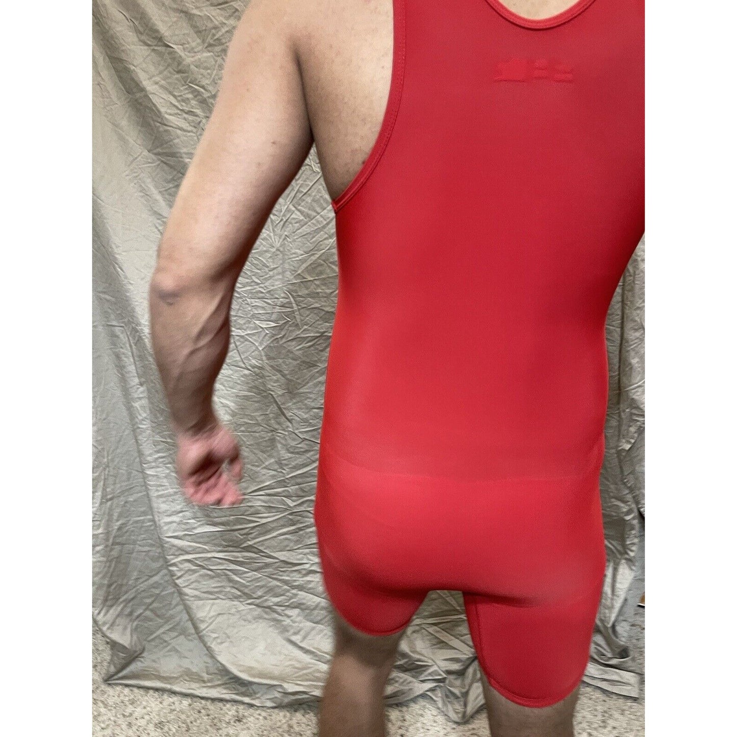 Boy's Youth Large Red Wrestling Singlet Alleson Athletic