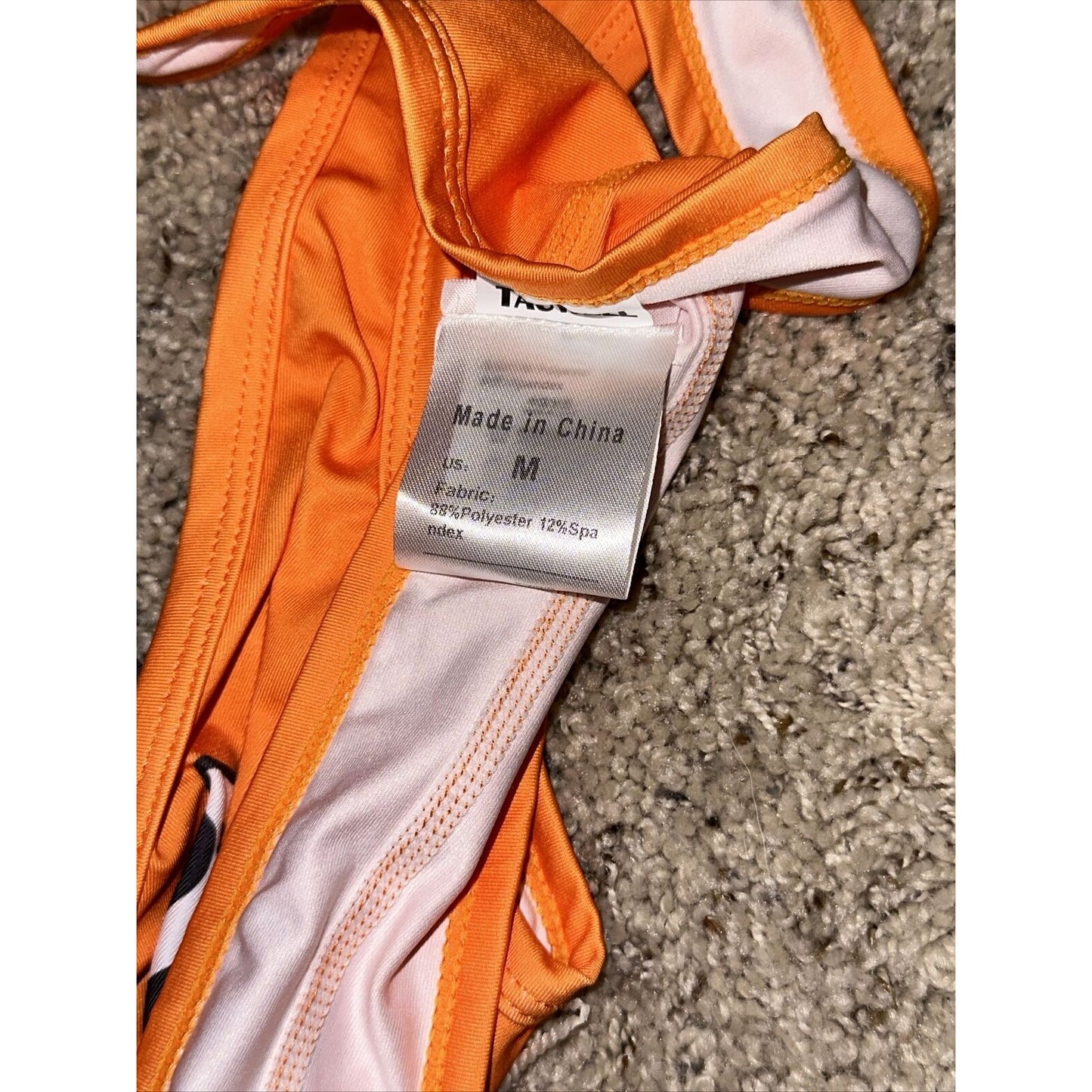 Men’s Medium Orange And Gray Tauwell Athletic Wrestling Singlet