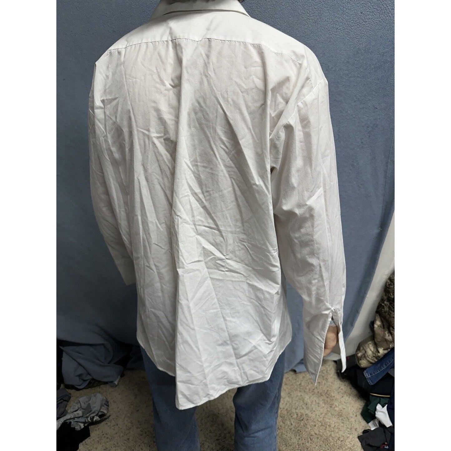 Air Force White Mess Dress Aetna Shirt 17 / 35 Long Sleeve Uniform