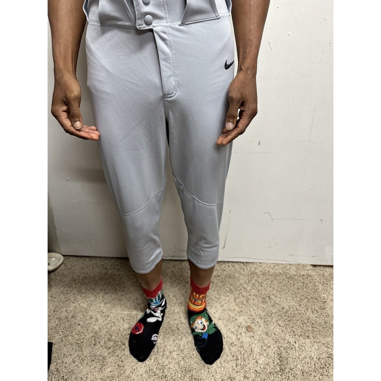Men’s Gray Team Nike Large Baseball Pants