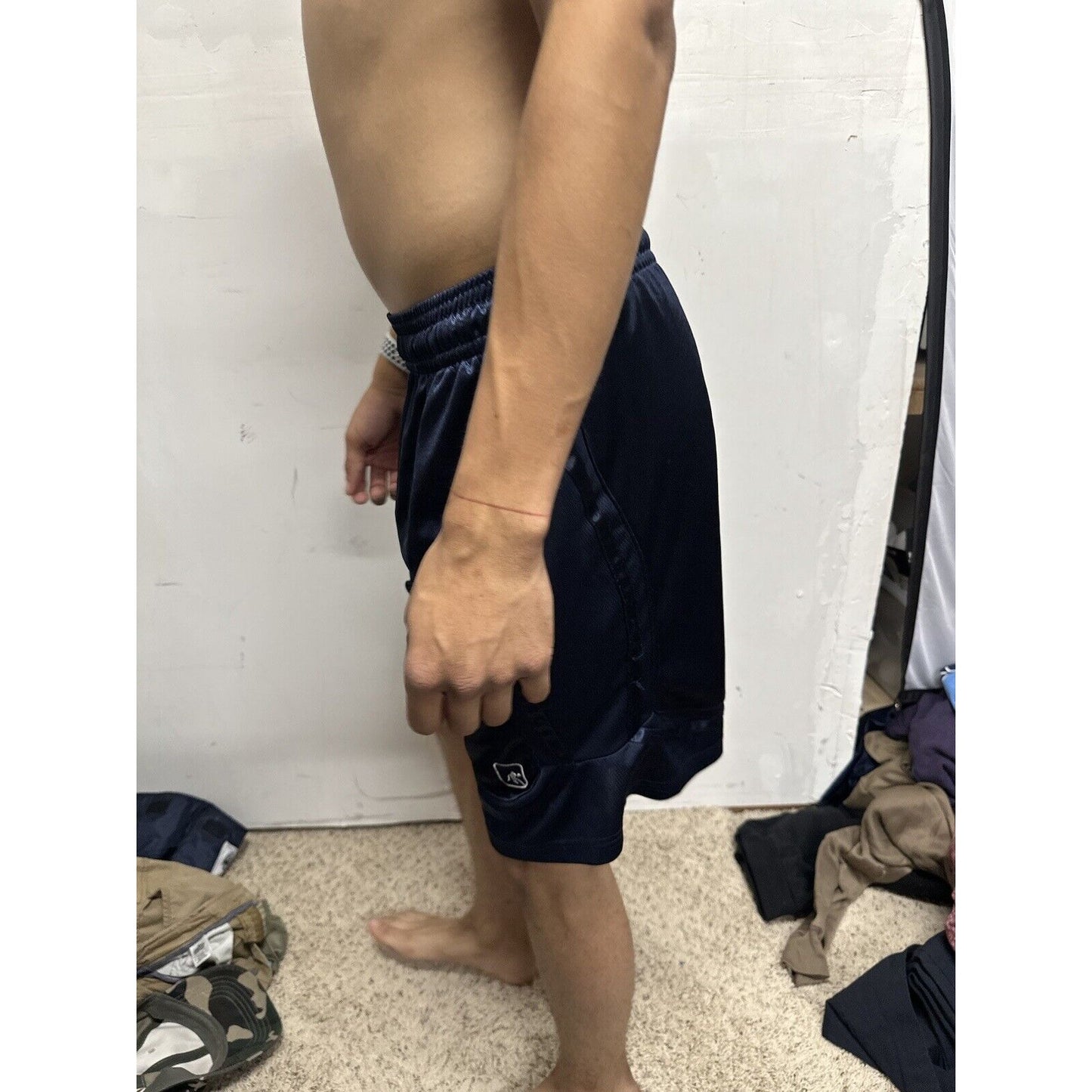 Men’s Dark Blue Small AND1 Athletic Shorts With Pockets