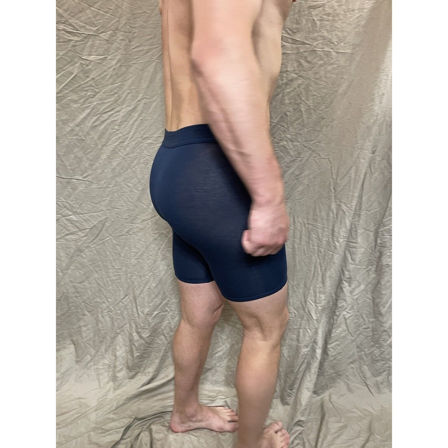 men's Dress Blue tommy john cotton basics boxer brief Medium