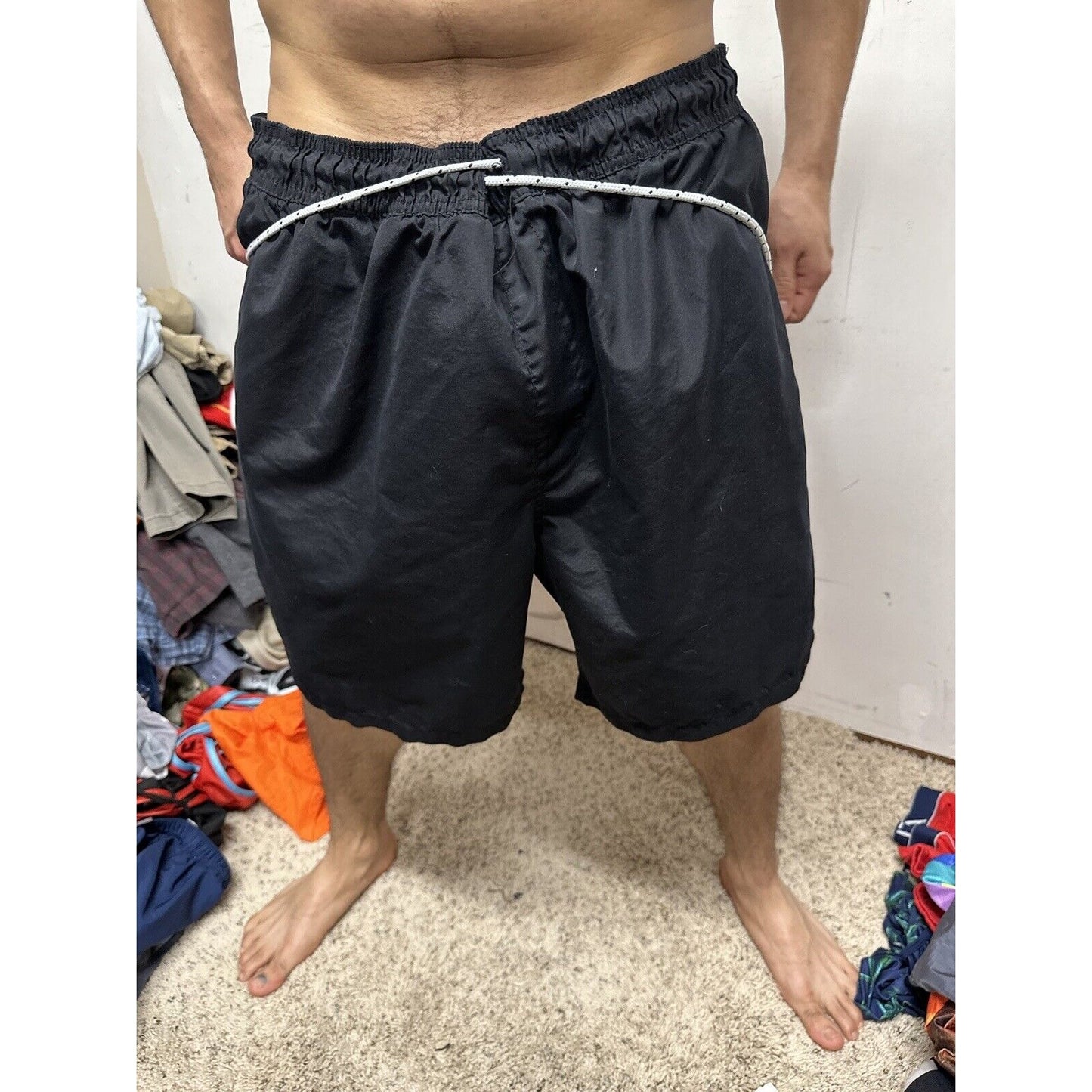 Men’s Old Navy Xxl Black Shorts Trunks With Inner Lining
