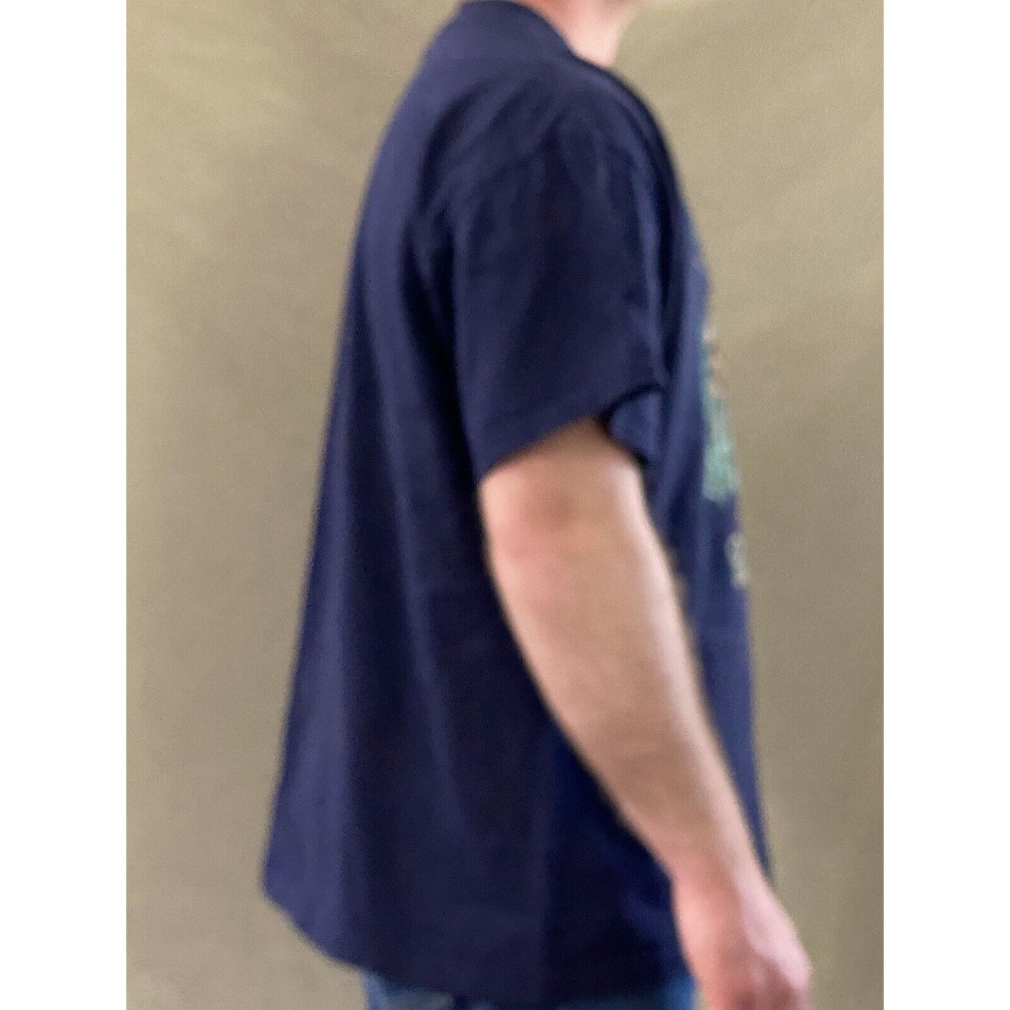 COLORADO Cheetah Delta Men’s XL Purple Cotton Pre-shrunk Souvenir T-shirt