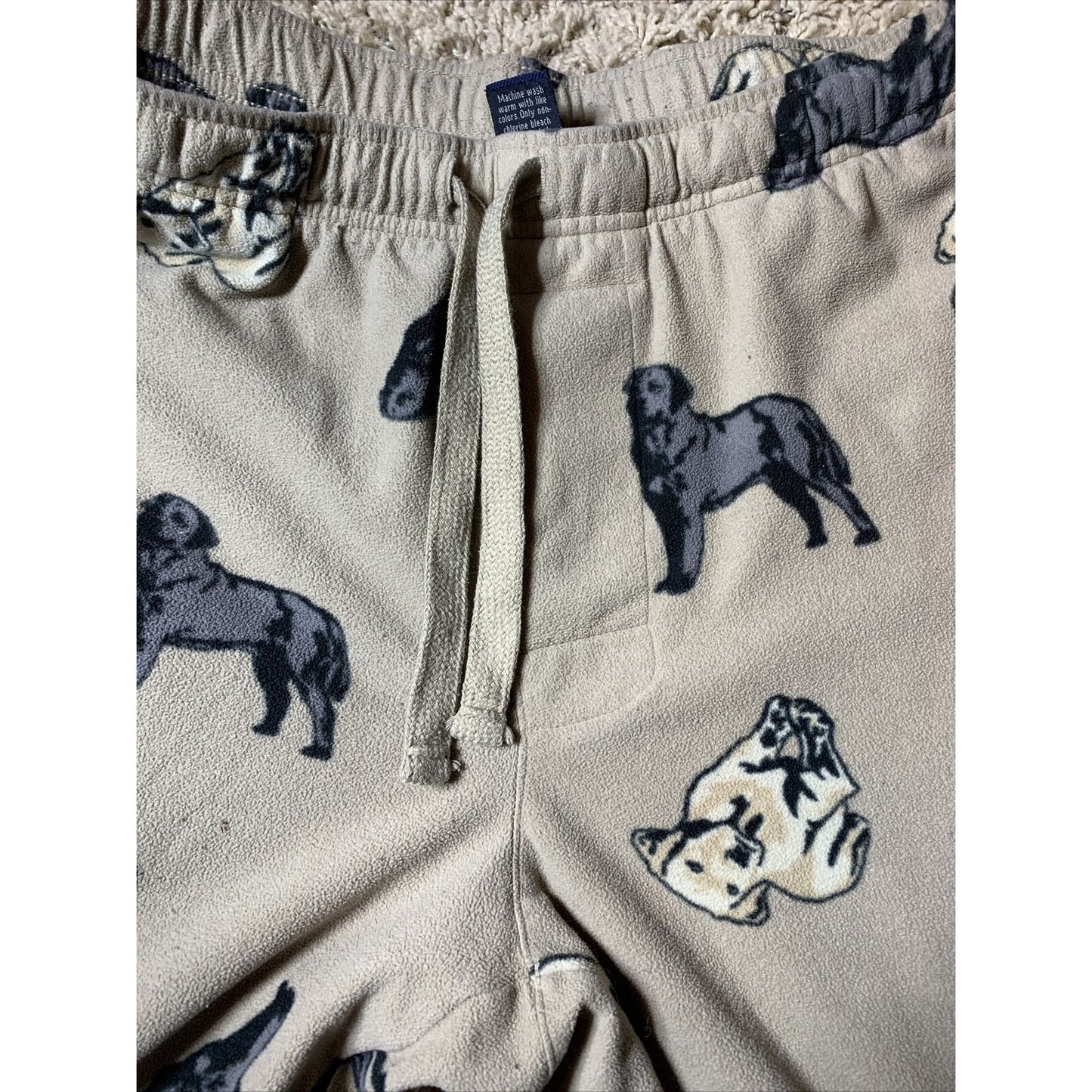 Croft & Barrow 🐕 Men’s Fleece “Dogs” PJ/ Lounge Pants M