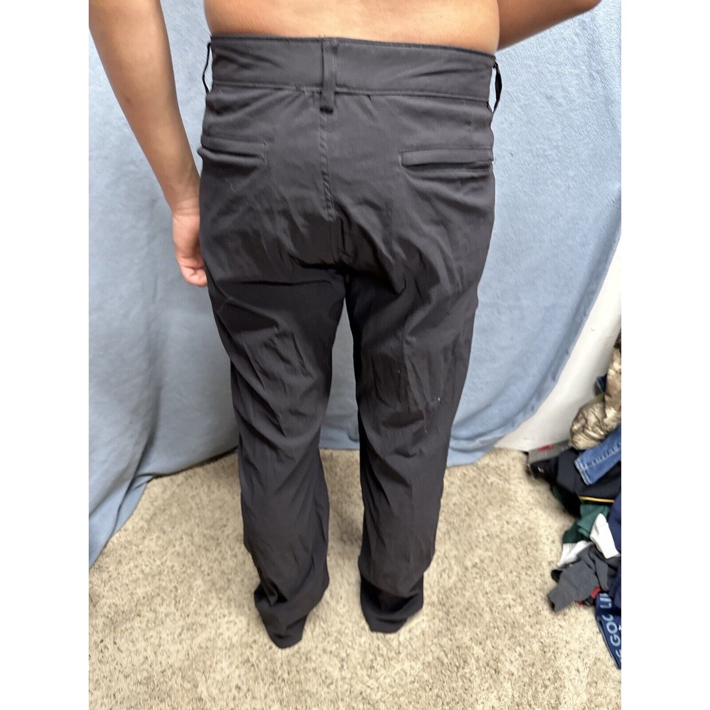 Men’s Union Bay 38x34 Black Nylon And Spandex Pants