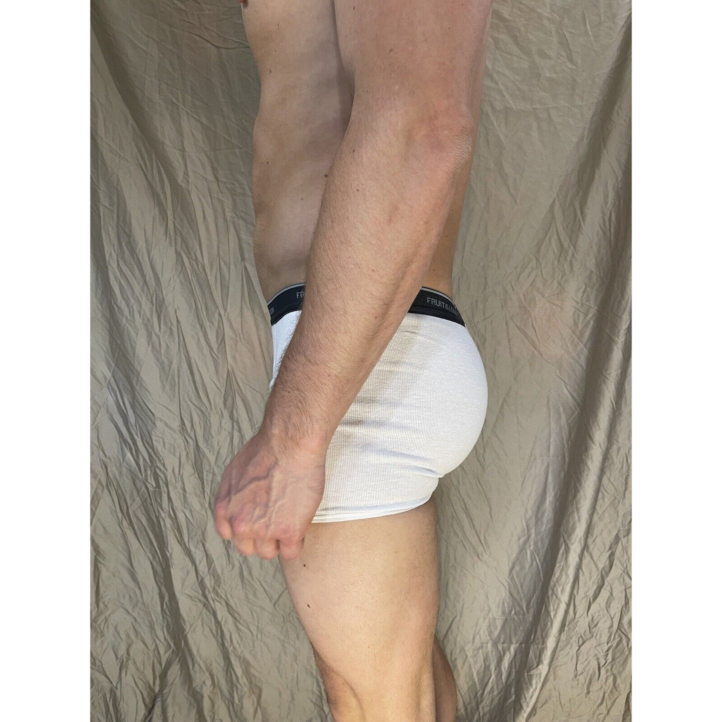 boy's large fruit of the loom boxer brief White