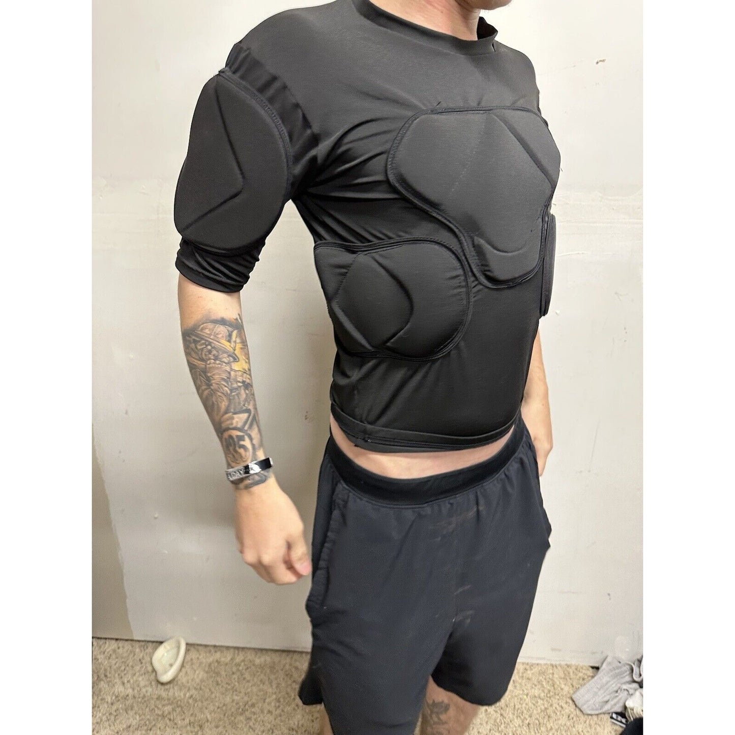 Men’s Black Small Football Pads