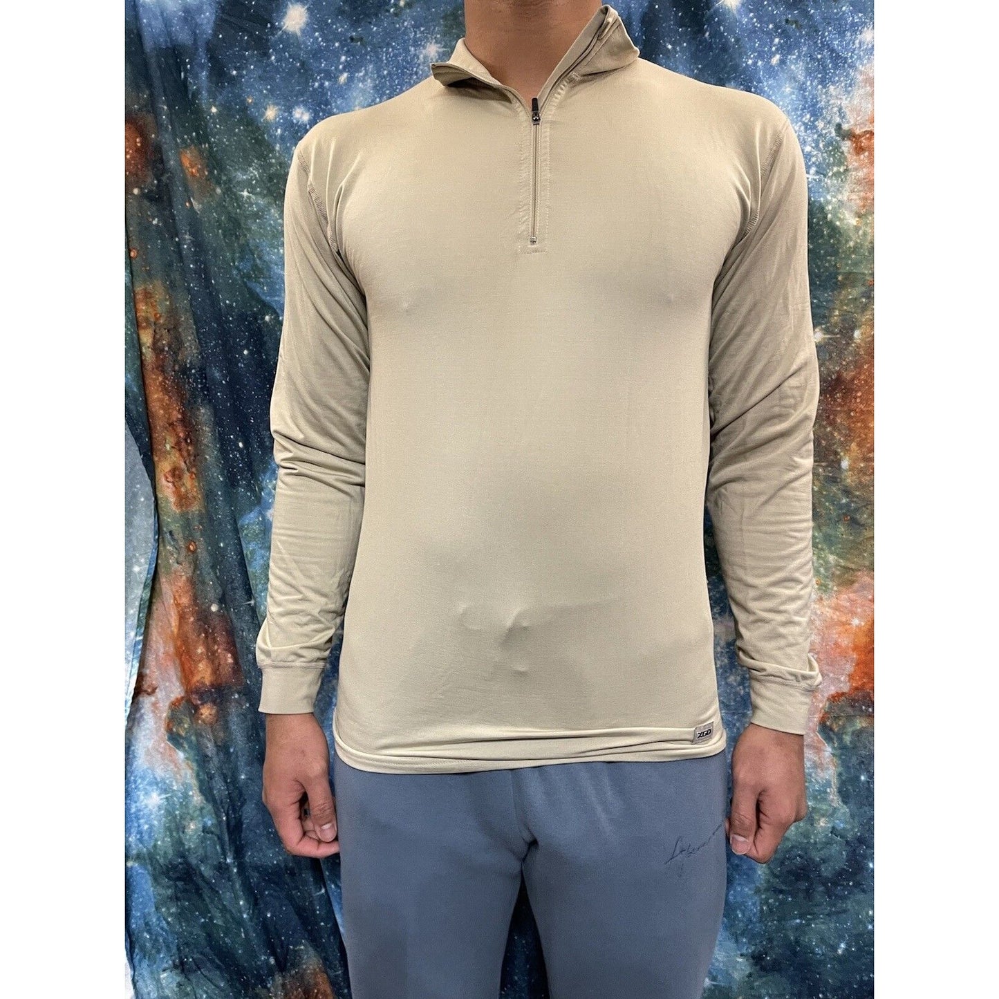 Men’s Army XGO Acclimate Dry Medium sand/tan long sleeve thermal