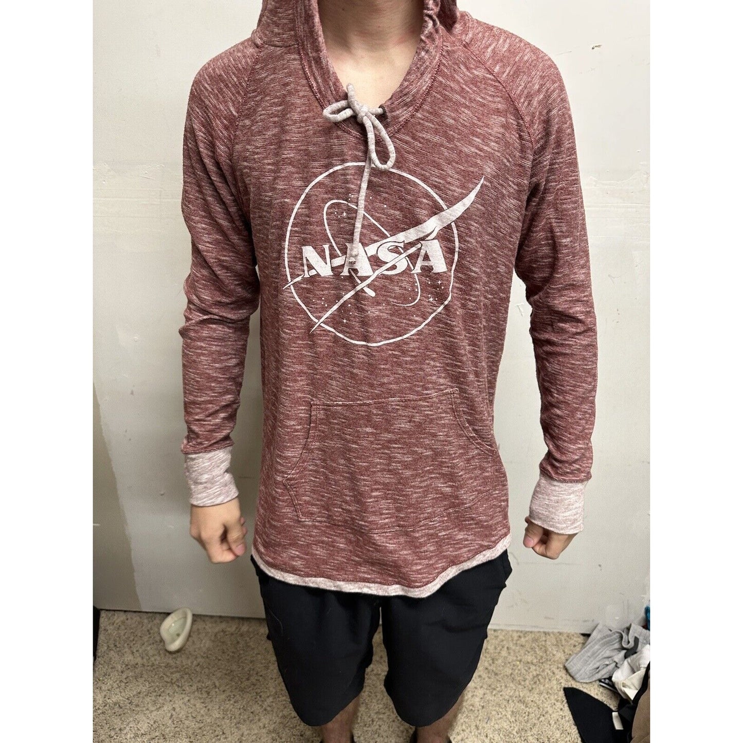 Men’s Red NASA XL Pullover Hoodie Techstyles