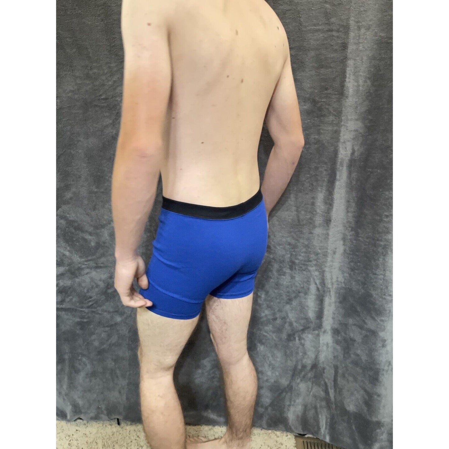boy's youth XL royal blue hanes boxer brief