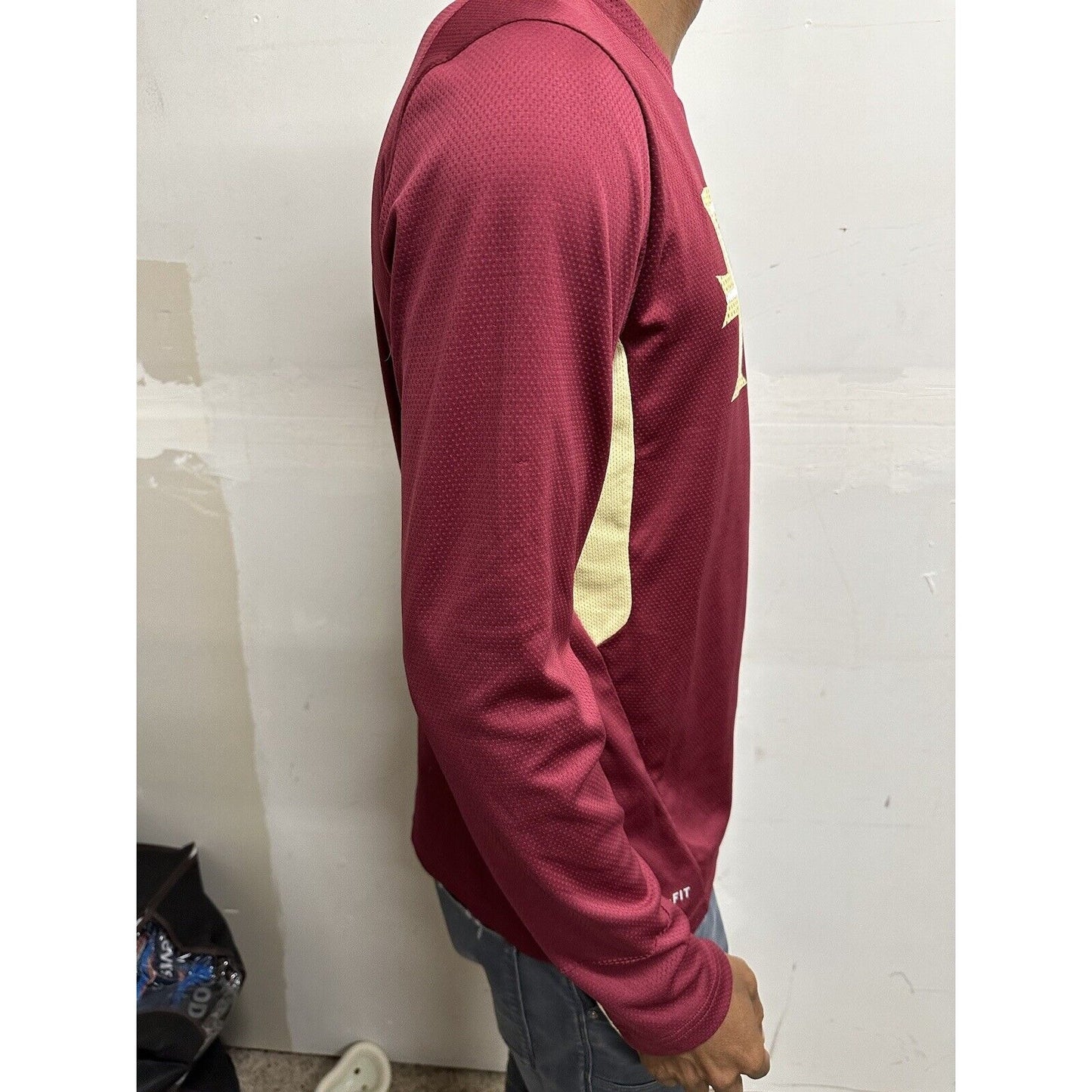 Men’s Nike Medium Florida State University Seminoles Red Long Sleeve Shirt