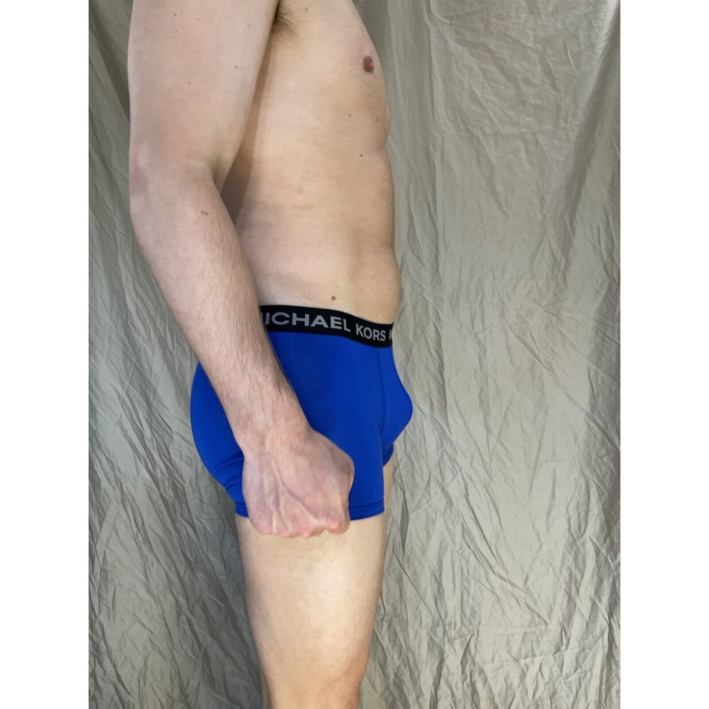 men's michael kors stretch factor pride boxer briefs Blue Small