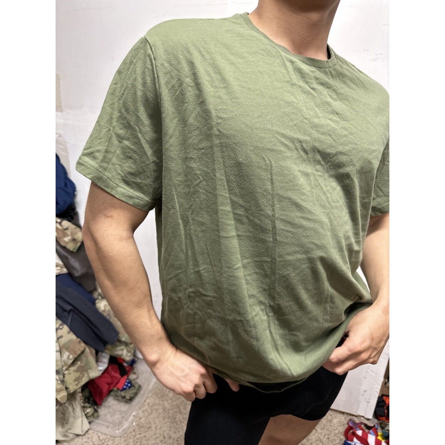 Men’s Urban Up Pipeline XXL Olive Green Marine Usmc Short Sleeve Tshirt