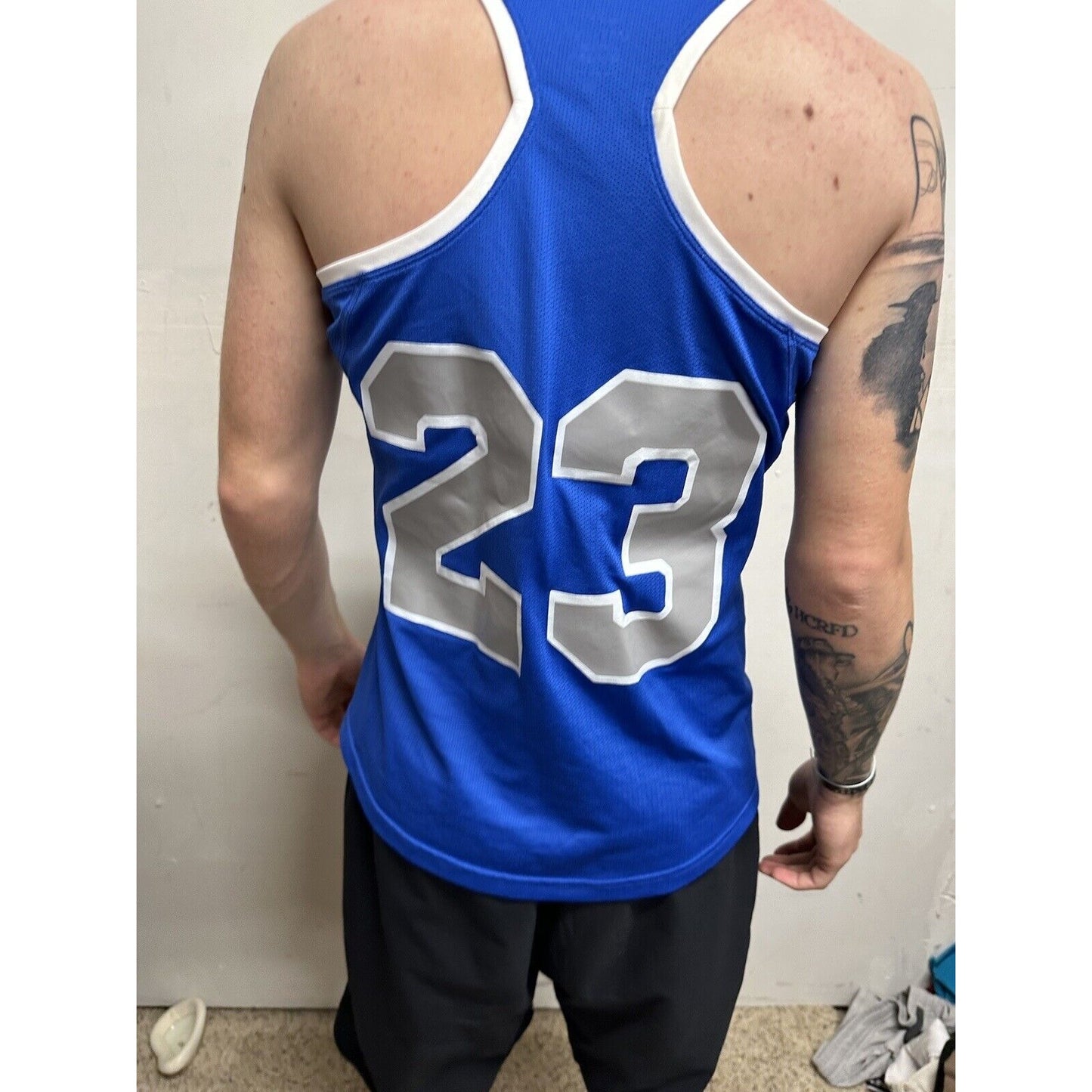 Men’s Large Nike Dri-fit USAFA Air Force Academy Jersey Tank Top Athletic
