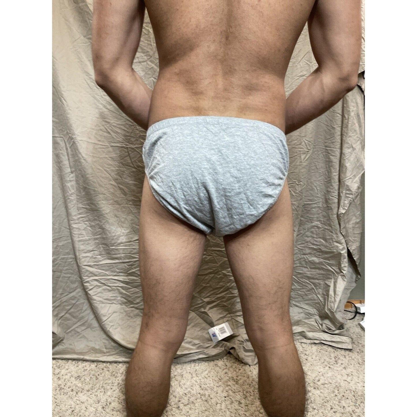 Men's Covington Large light gray briefs cotton new and unworn