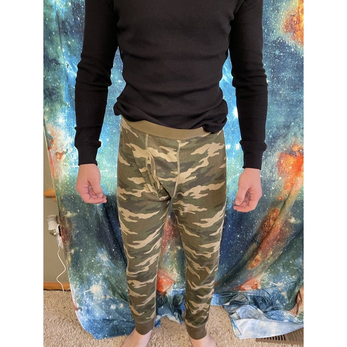 Men’s Large Camo Croft And Barrow sleepwear lounge thermals