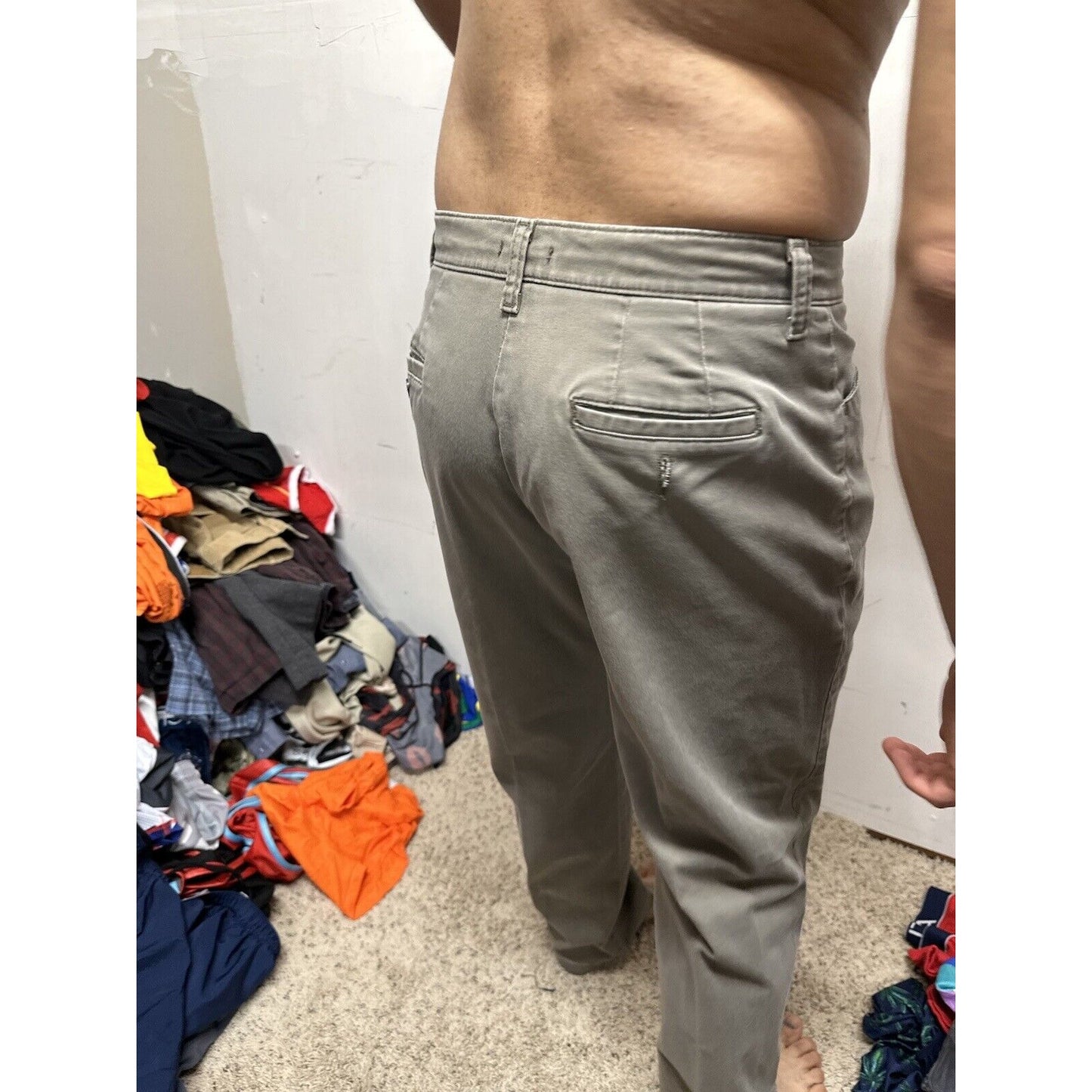 Men’s Lee At The Waist 8 Short Grey Pants perhaps women’s jeans?