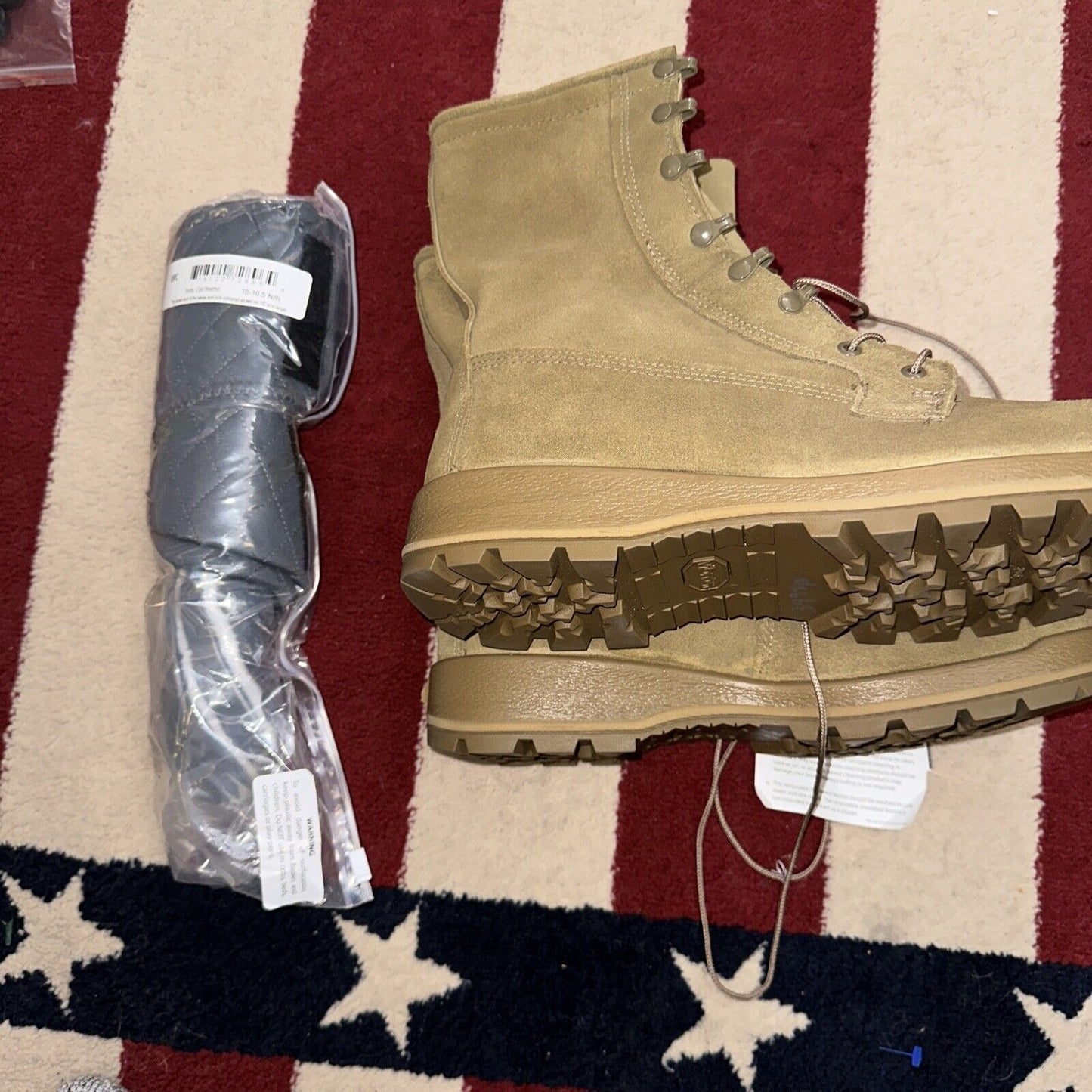 Men’s Coyote Brown Military Boots Altama 10.5 Removable Cold Weather Inserts