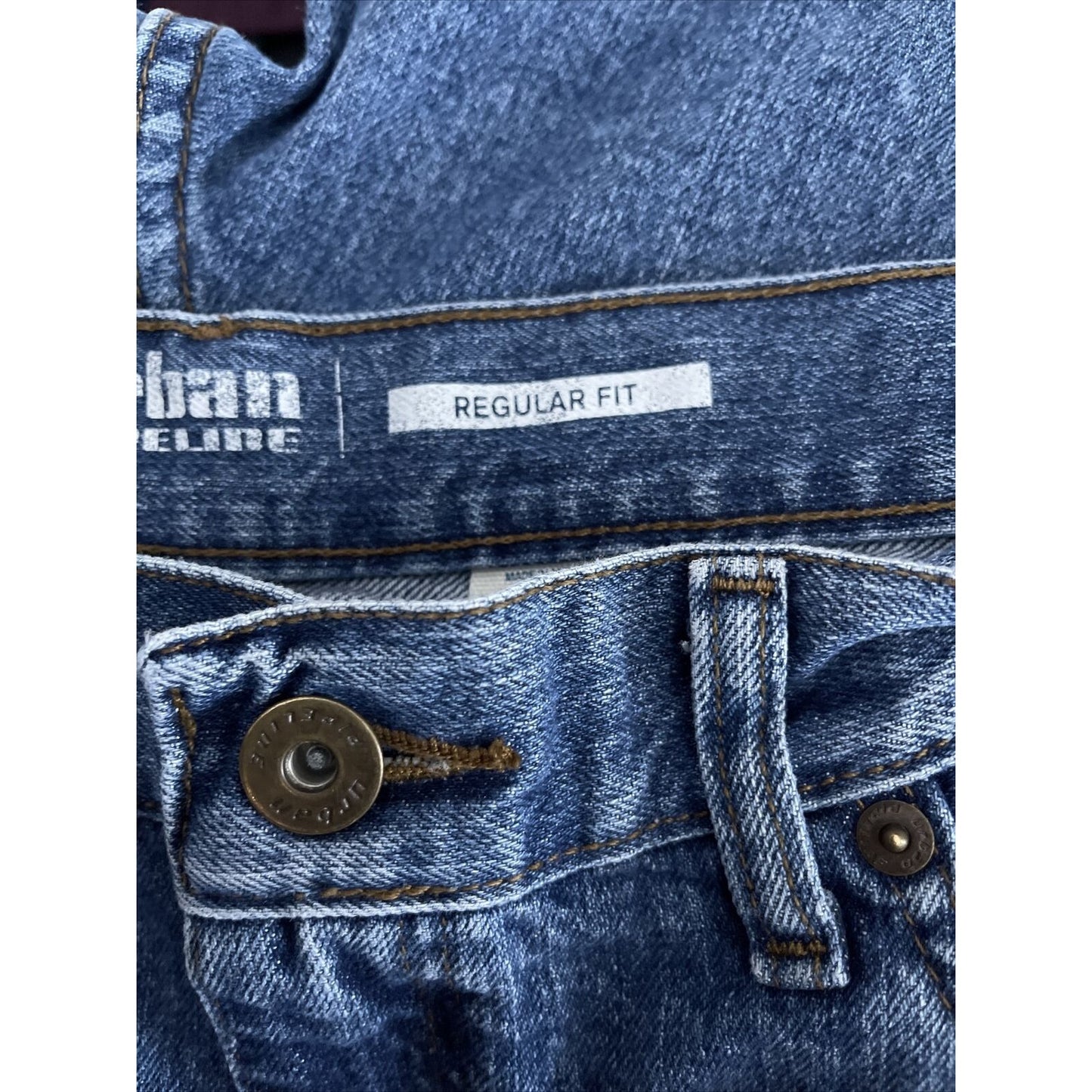Men's Urban Pipeline Regular Fit Blue Jeans 38 x 30