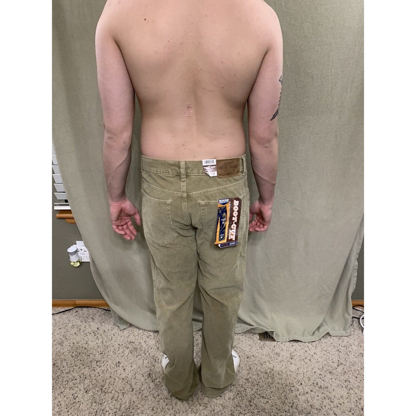 Old Navy Boot-cut Jeans 32x32 Khaki Corduroy