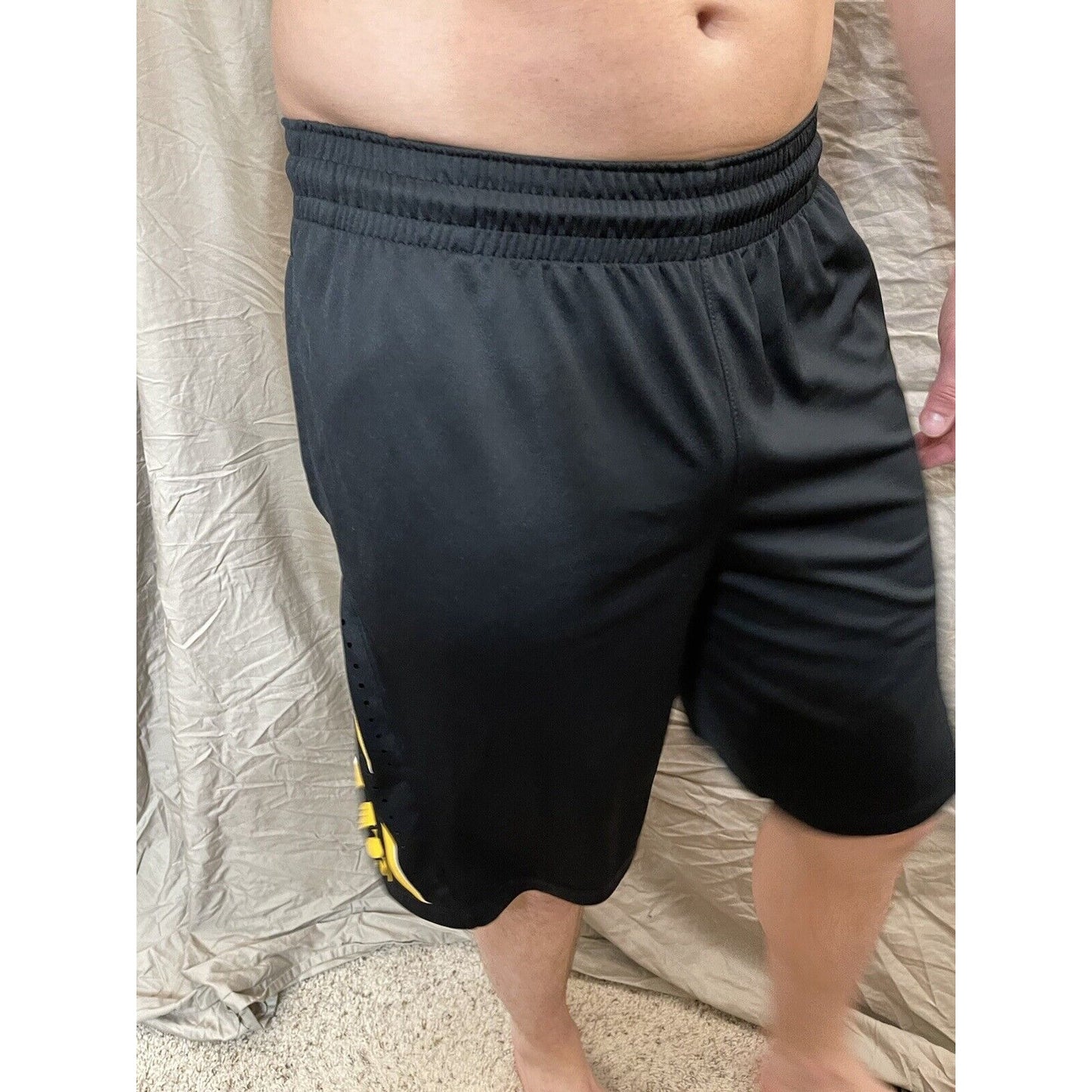 men's black nike dri-fit medium iowa shorts