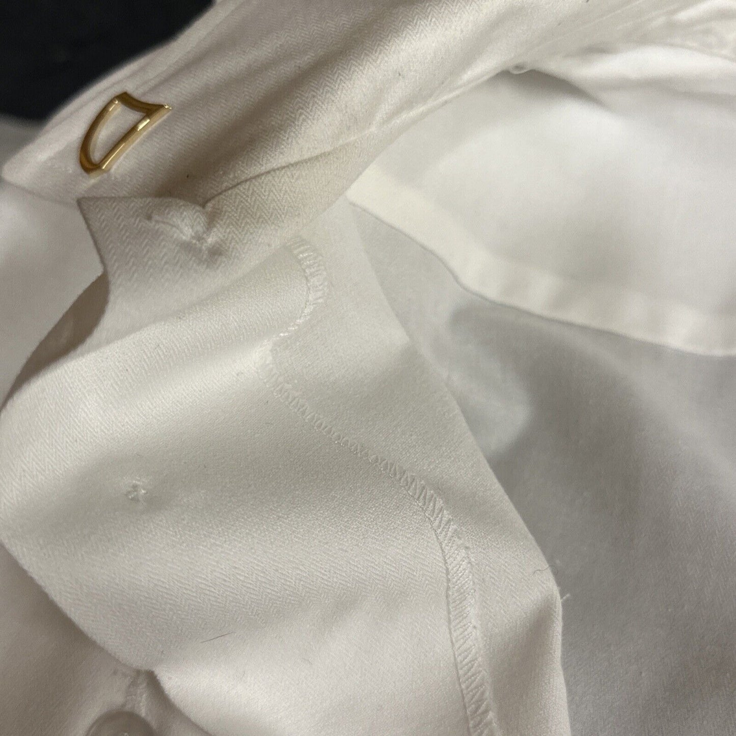 Army Men’s 16c Short Sleeve Button Up White Uniform Shirt