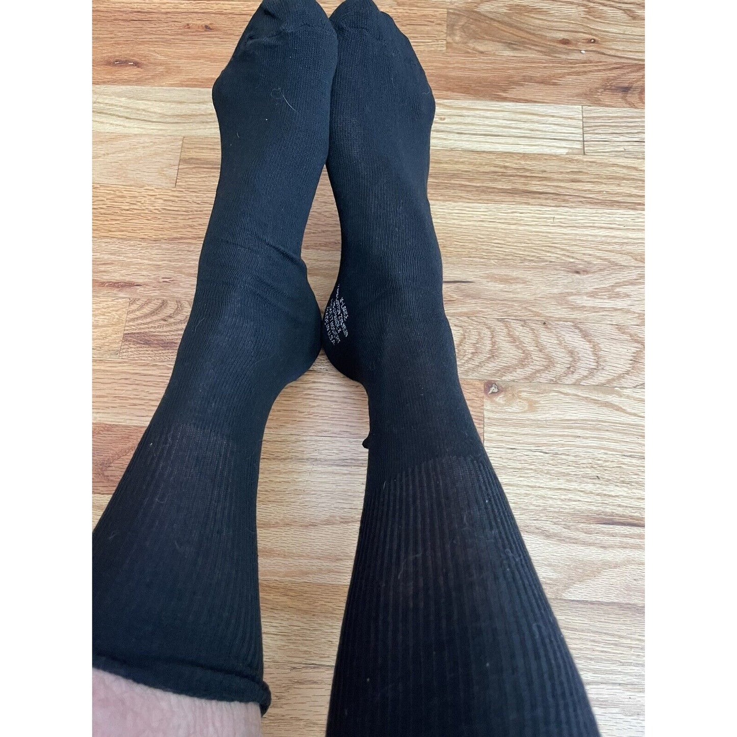 Military Defense Logistics Agency Boot socks XL Black cotton, Nylon, Spandex