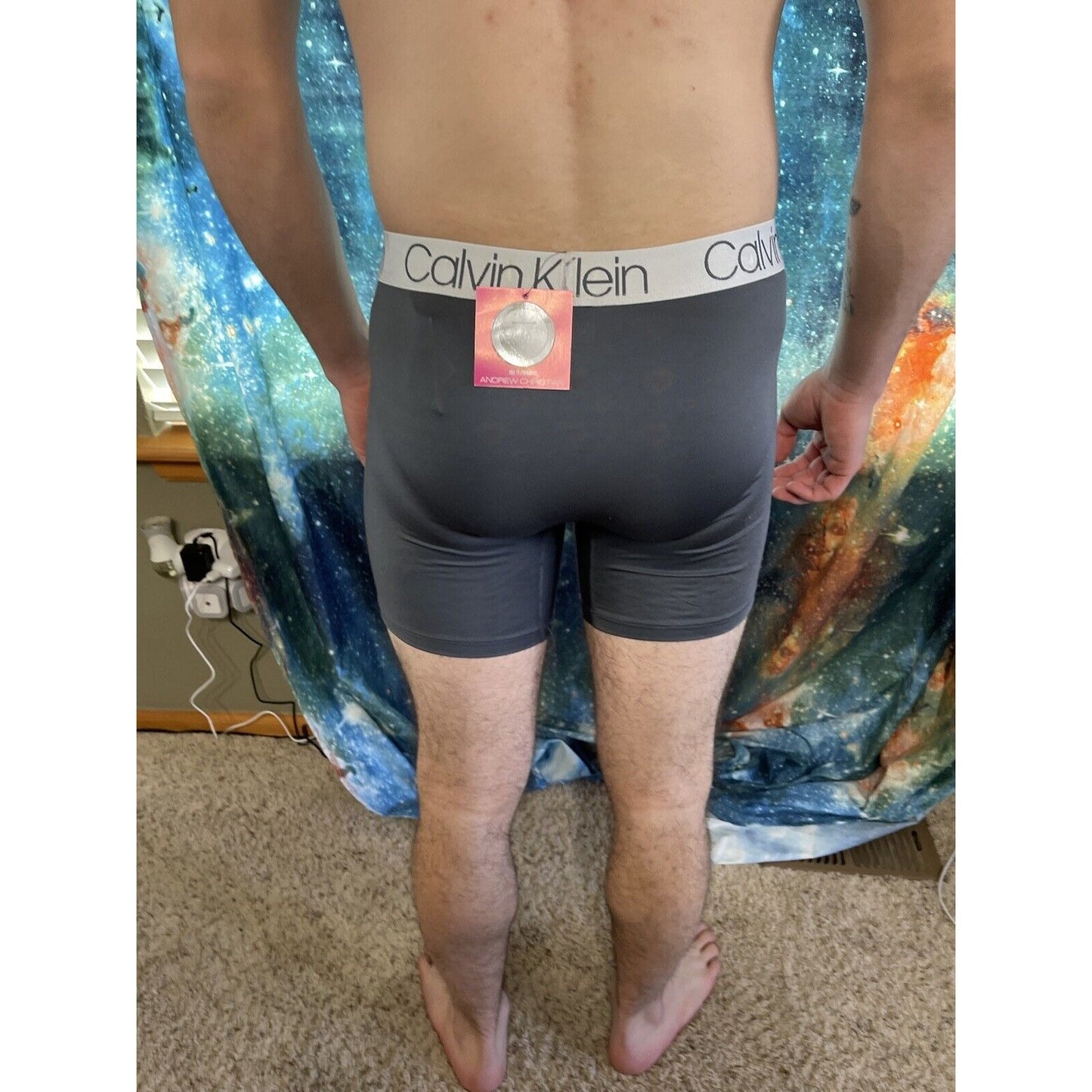 men's calvin klein gray compression shorts medium New And Unworn
