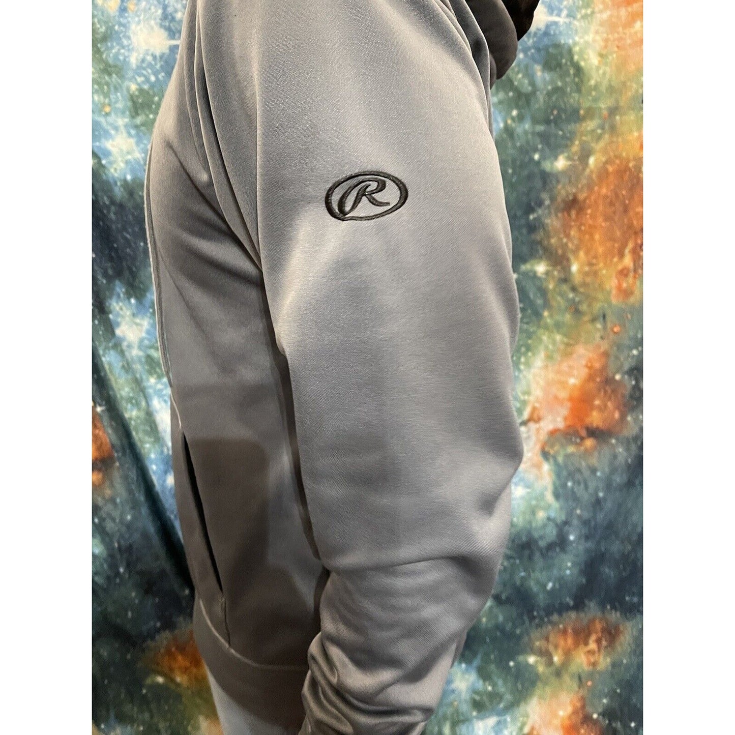Men’s Colorado Springs Warrior Football hoodie gray Rawlings adult medium