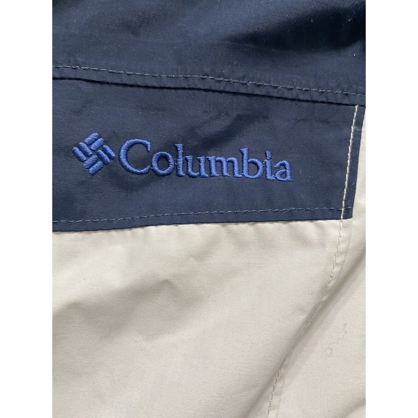 Vintage Columbia Bugaboo Mens XL Blue, Black & White Ski Full-zip Jacket